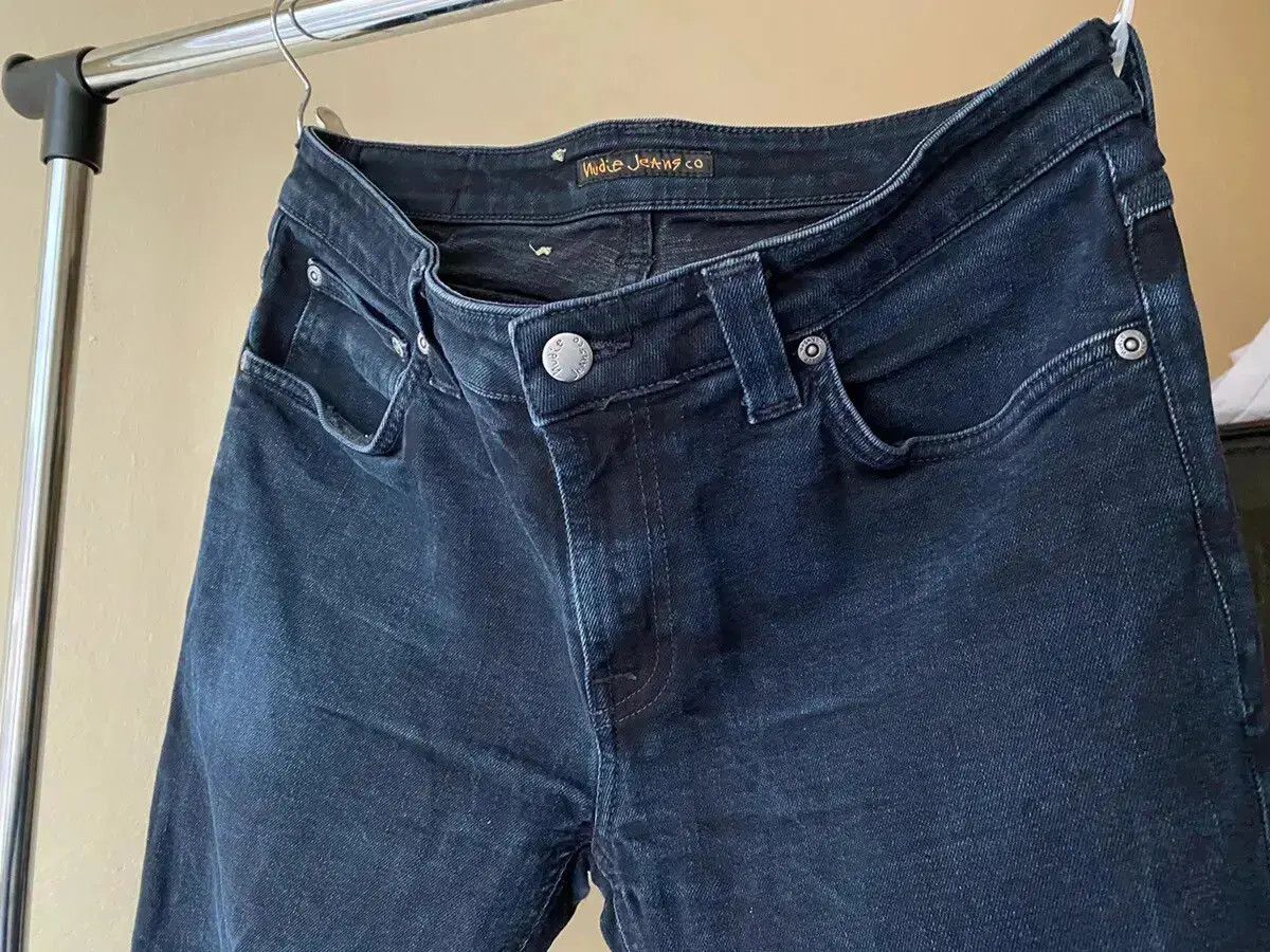 Nudie Jeans Nudie Jeans Skinny Lin Black Black jeans size W 32 L 32 Size US 32 / EU 48 - 6 Thumbnail