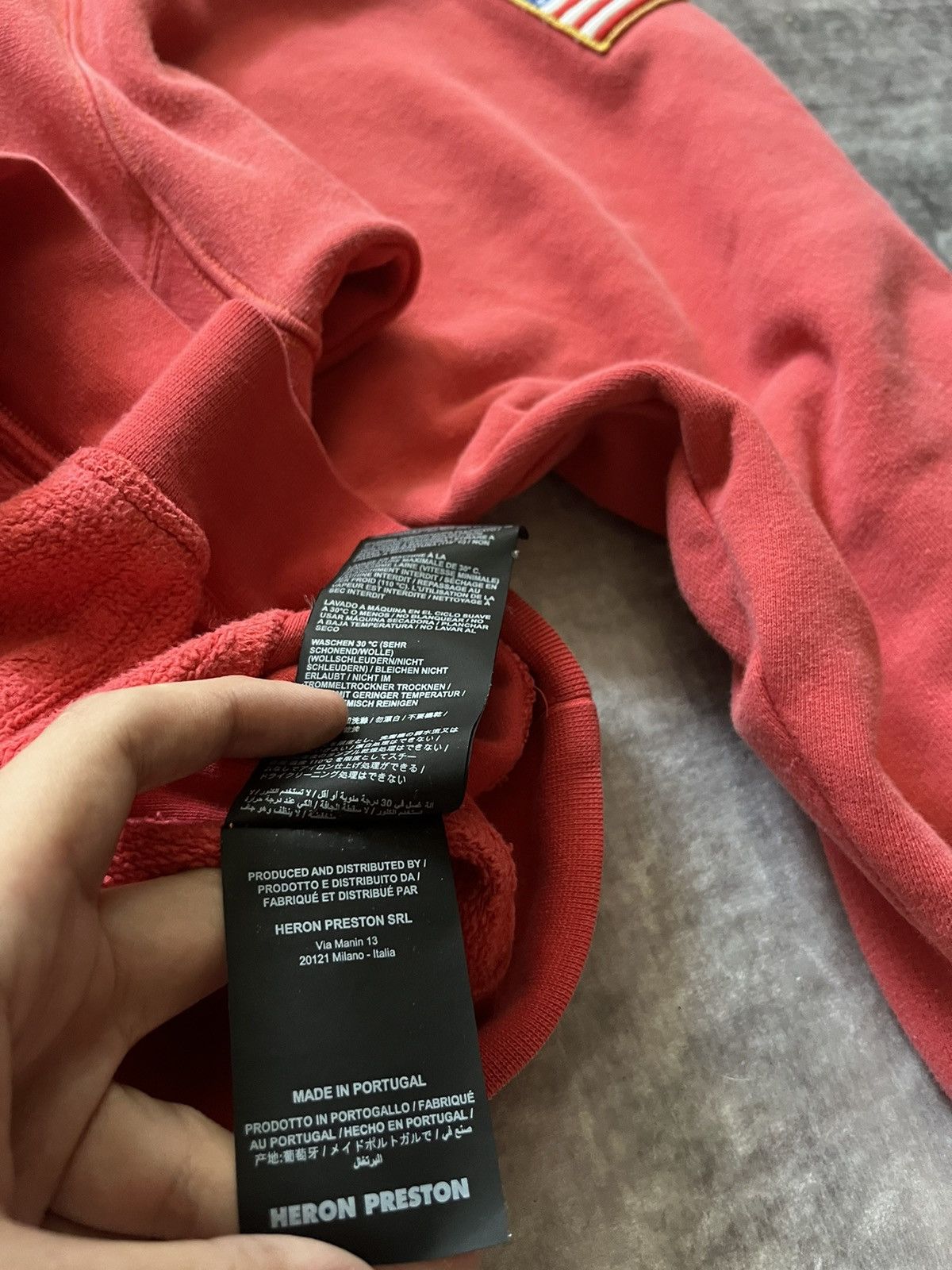 Heron Preston × NASA Heron Preston NASA Oversized Hoodie Pink-Red Size US M / EU 48-50 / 2 - 10 Thumbnail