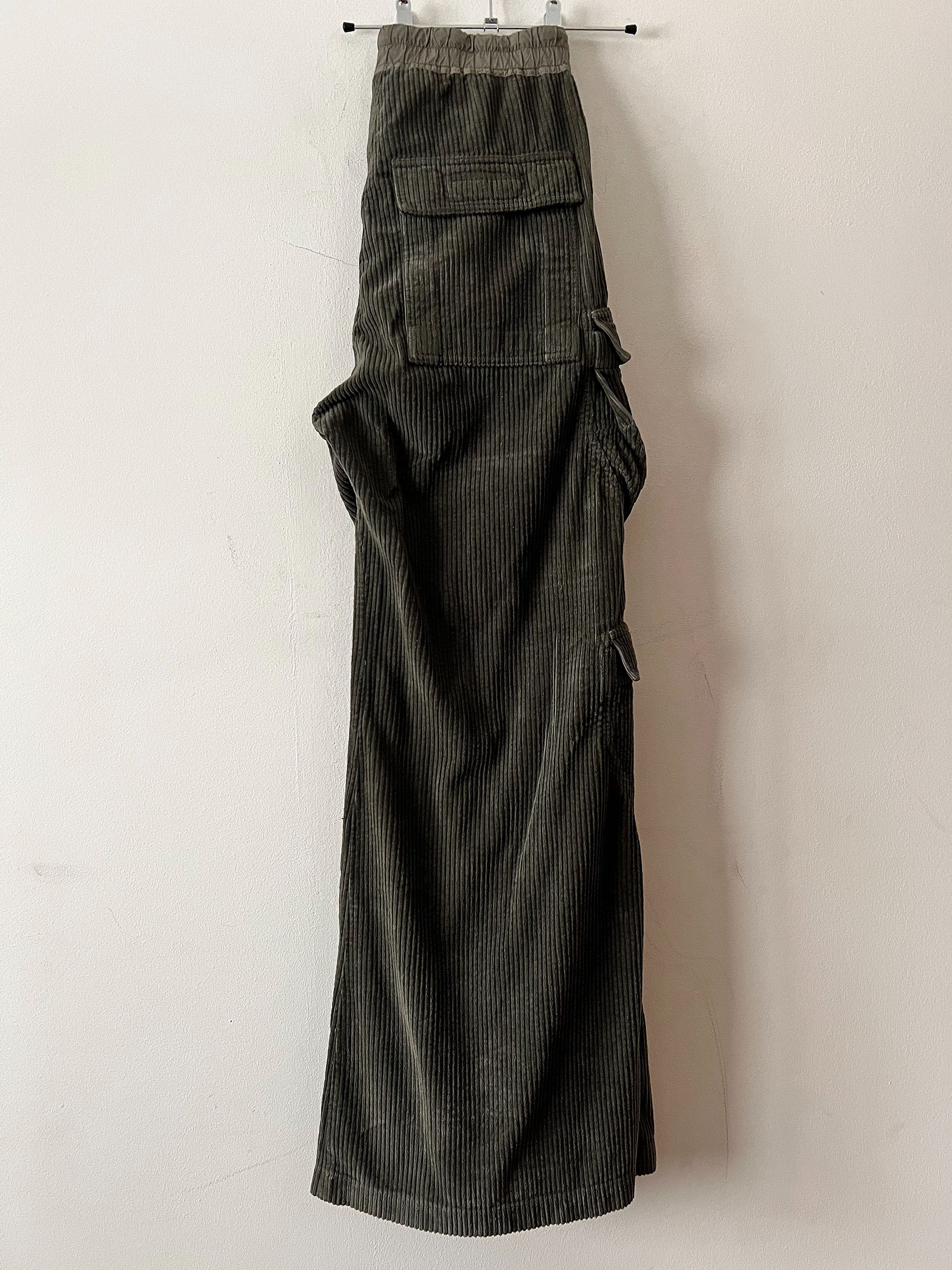 Rick Owens Drkshdw BNWT Double Jumbo Cargo Belas Corduroy Size US 30 / EU 46 - 12 Thumbnail