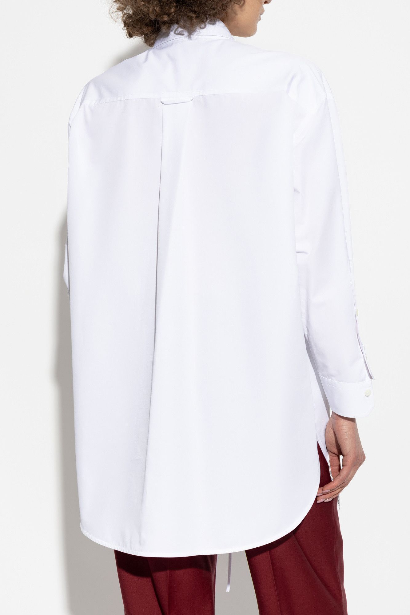 Gucci o1la5ras0526 Button Shirt in White Size M / US 6-8 / IT 42-44 - 4 Thumbnail