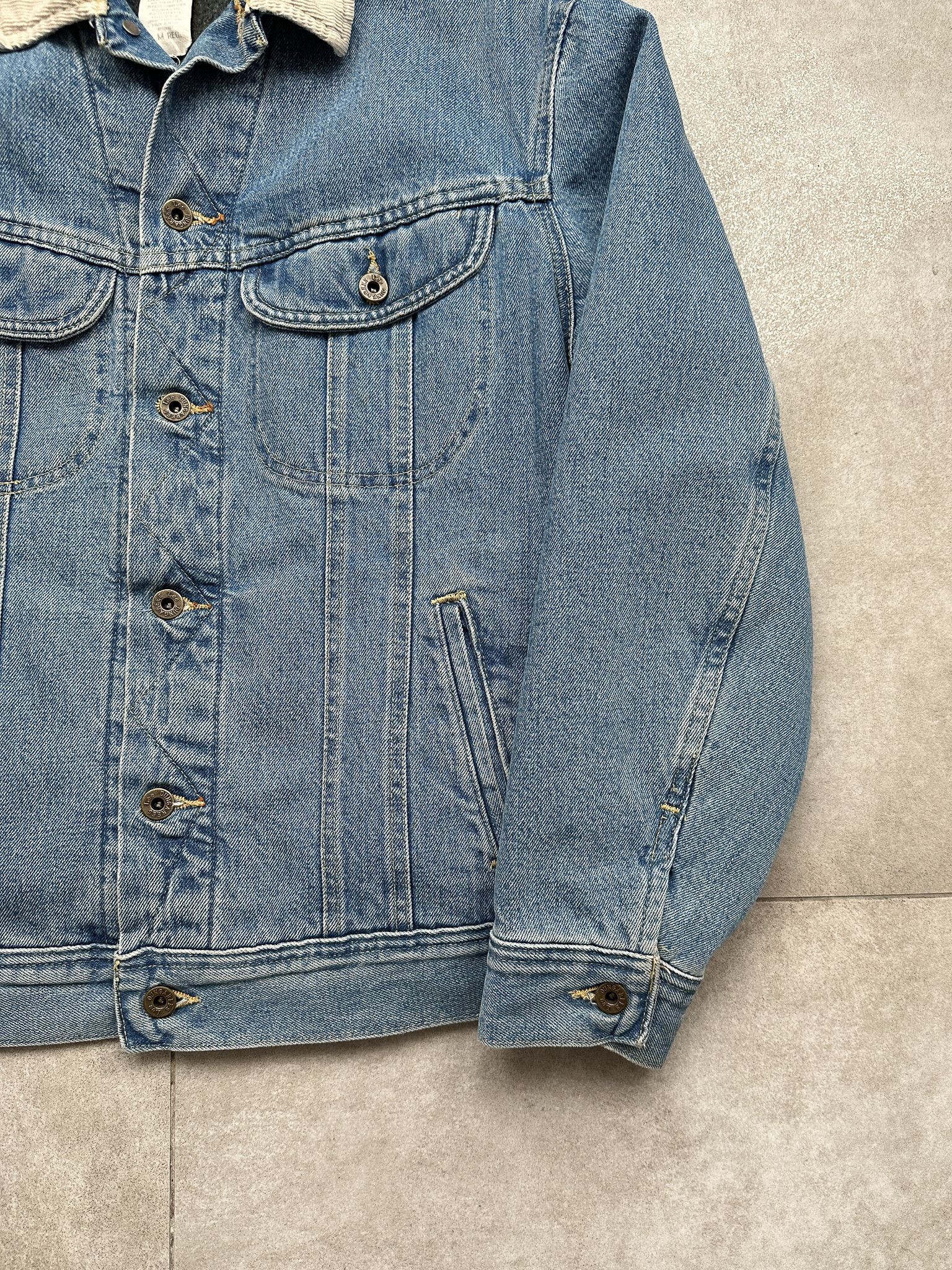 Lee Vintage Lee Blue Denim Trucker Sherpa Jacket Size US M / EU 48-50 / 2 - 7 Thumbnail