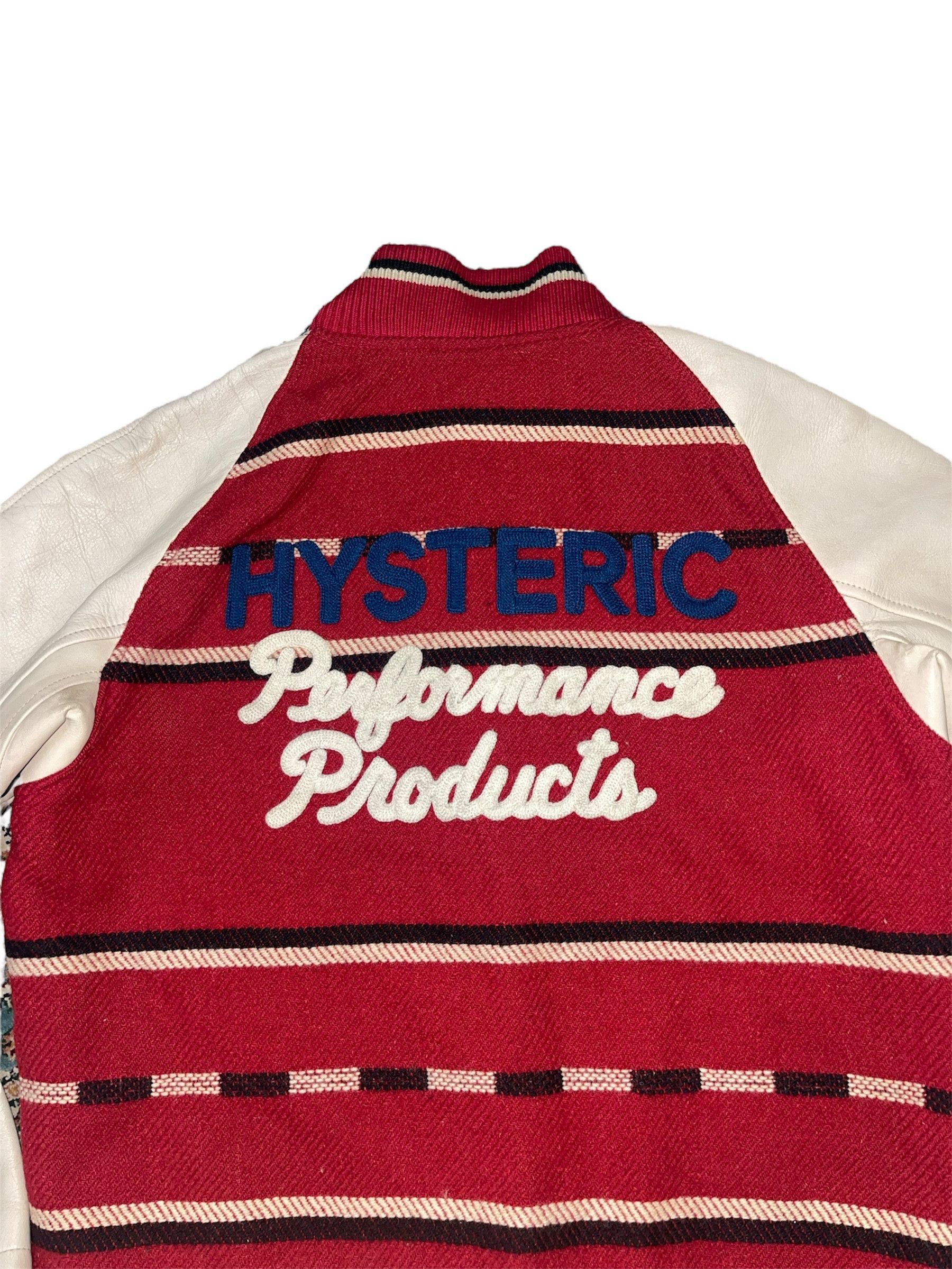 Hysteric Glamour Vintage 90s Hysteric Glamour Varsity Wool / Leather Jacket Size US S / EU 44-46 / 1 - 2 Thumbnail