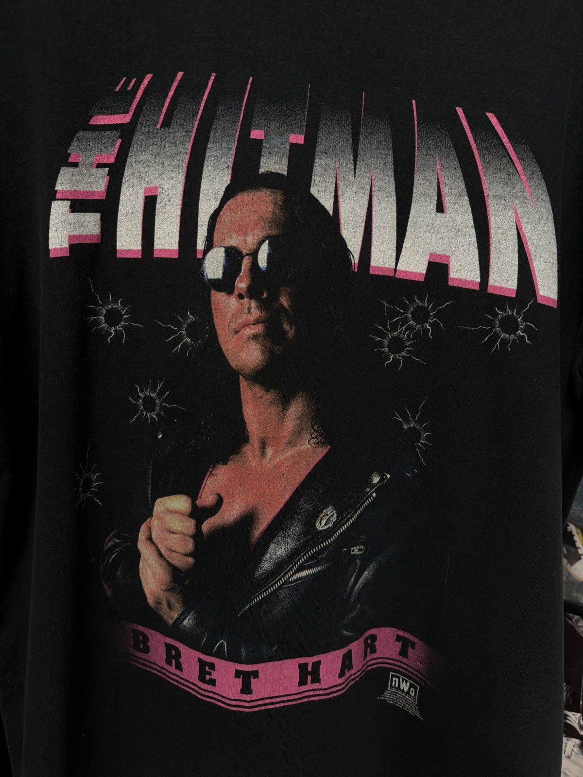 Vintage Vintage 90’s Bret Hart Nwo T-Shirt Wrestling Tee Size XLarge Size US XL / EU 56 / 4 - 2 Thumbnail