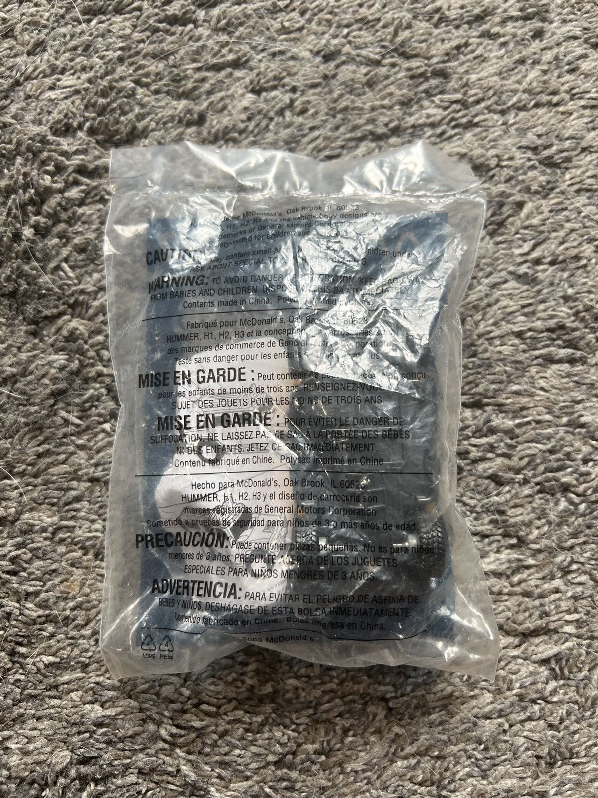 Hypebeast 2006 McDonald’s Hummer H2 SUV Toy Size ONE SIZE - 2 Thumbnail