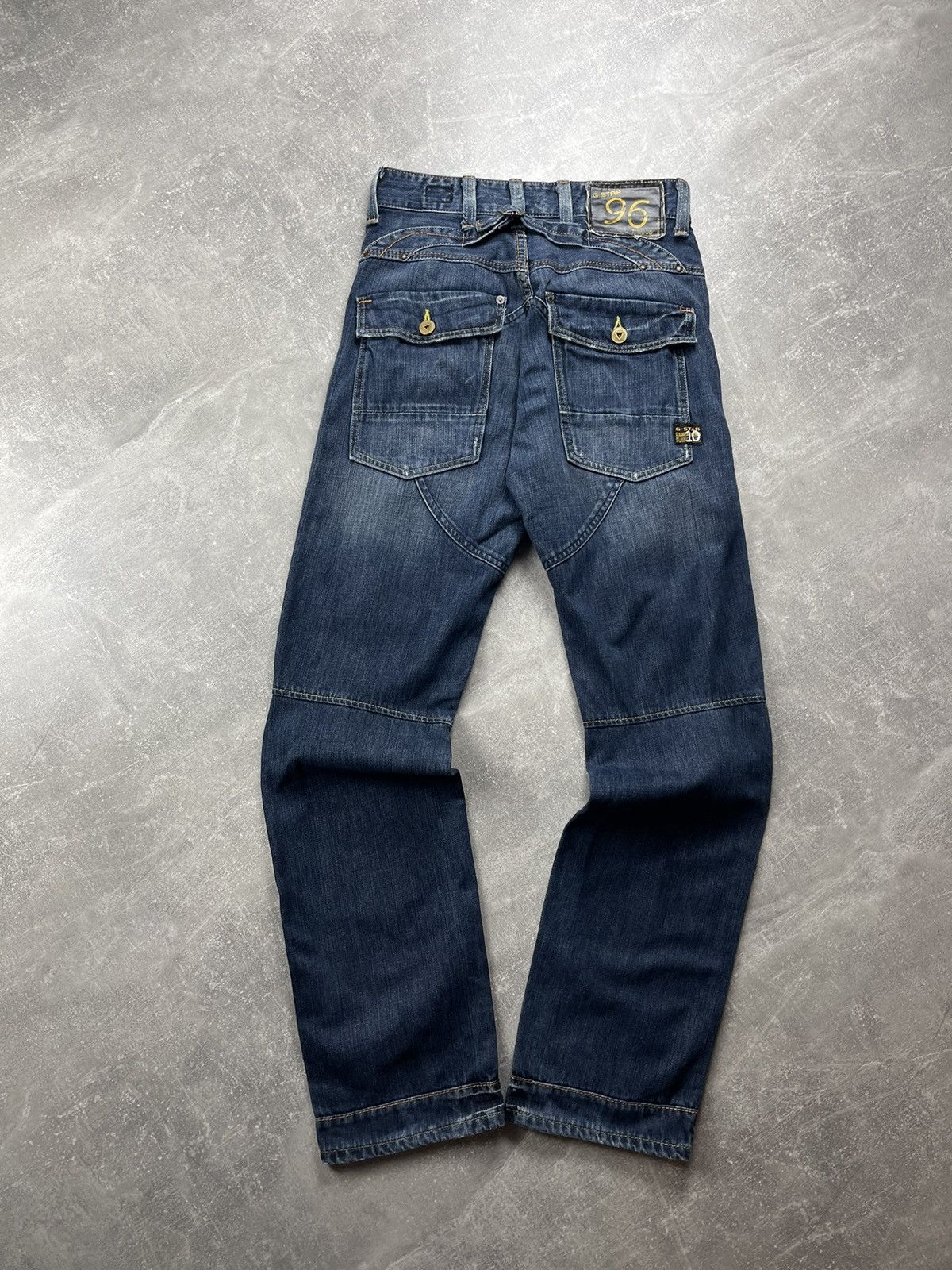 G-Star G-Star RAW 96 Elwood Heritage Denim Jeans Buckle Back 00s Size US 30 / EU 46 - 2 Thumbnail