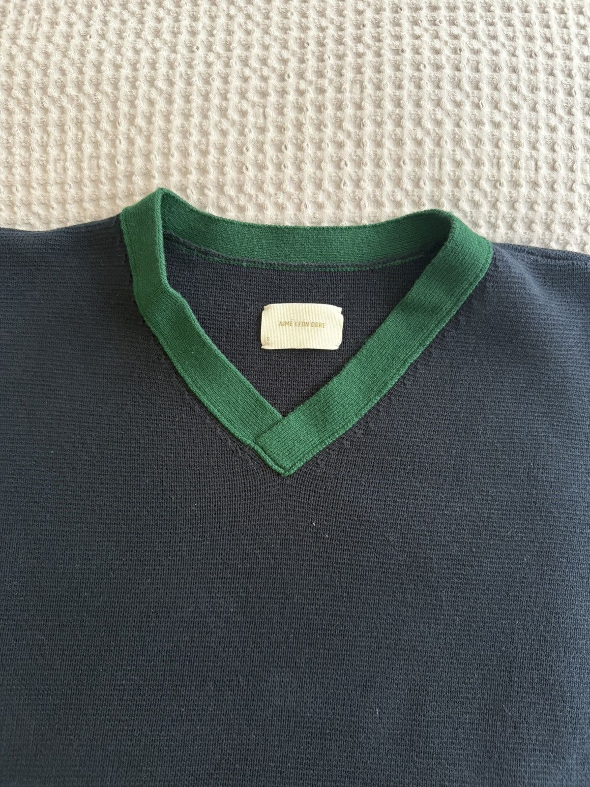 Aime Leon Dore Aimé Leon Dore FW22 Knit Hockey Jersey — Navy Blazer, Small Size US S / EU 44-46 / 1 - 2 Thumbnail