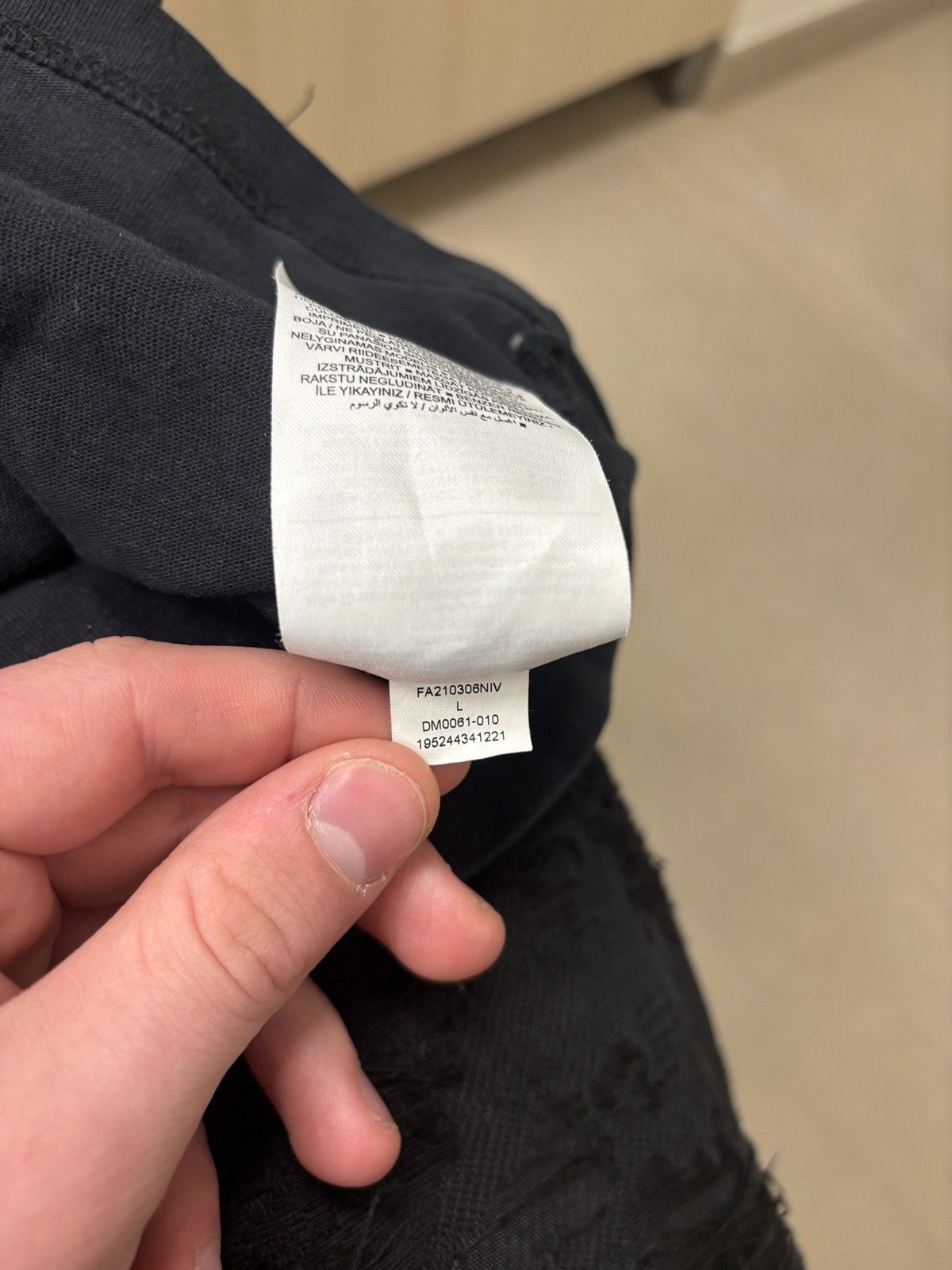 Jordan Brand × Off-White Jordan x off white tee Size US L / EU 52-54 / 3 - 6 Thumbnail