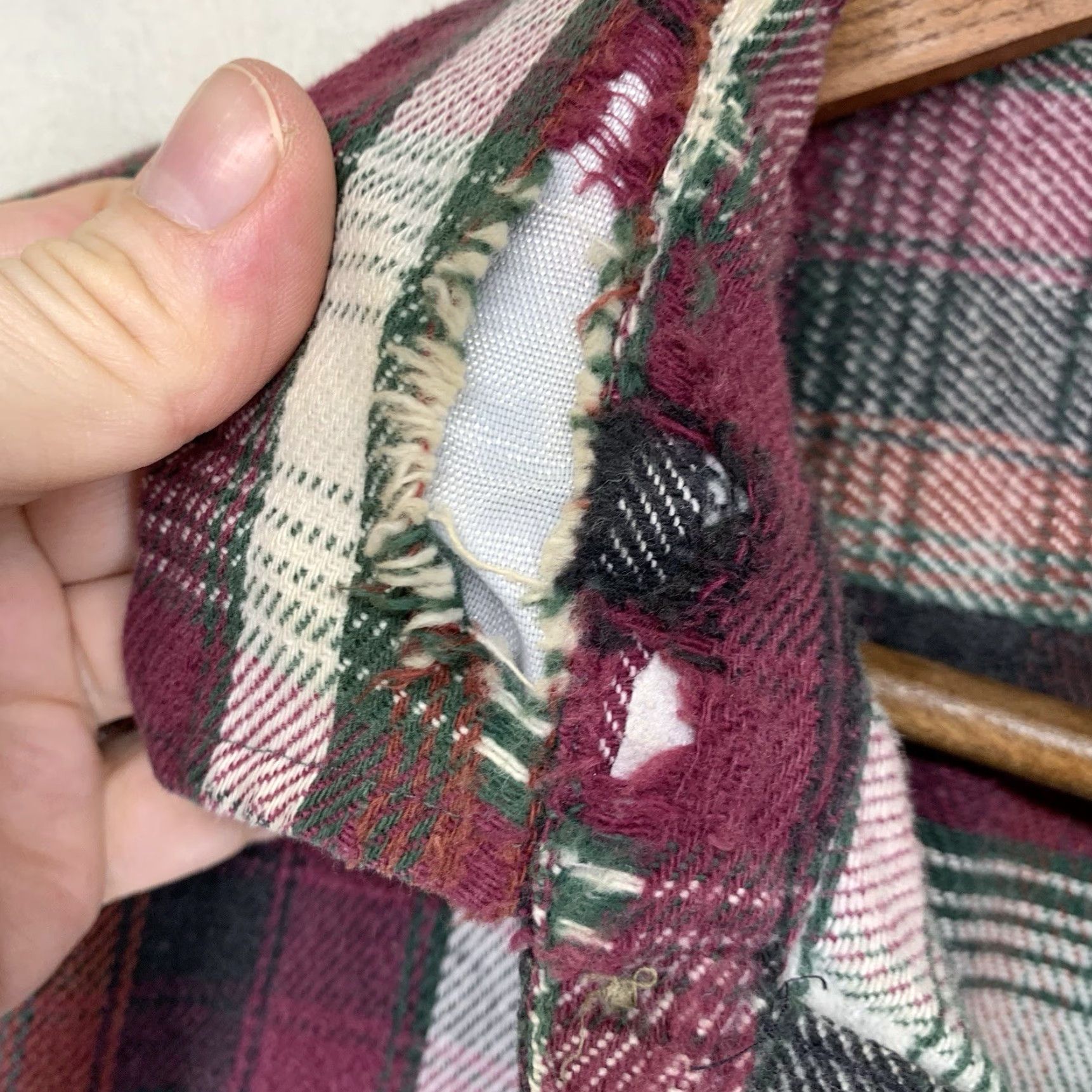 Vintage VINTAGE Men's Flannel Shirt XLT Heavyweight Plaid Cotton 80s Western Casual Winter Fall Size US XL / EU 56 / 4 - 6 Thumbnail