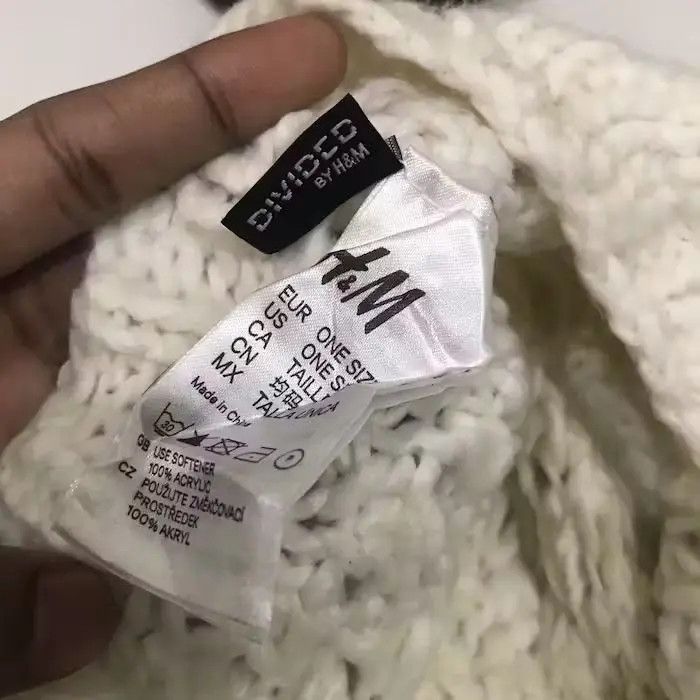 H&M × Vintage H&M Knit Beanie Hat Size ONE SIZE - 4 Thumbnail