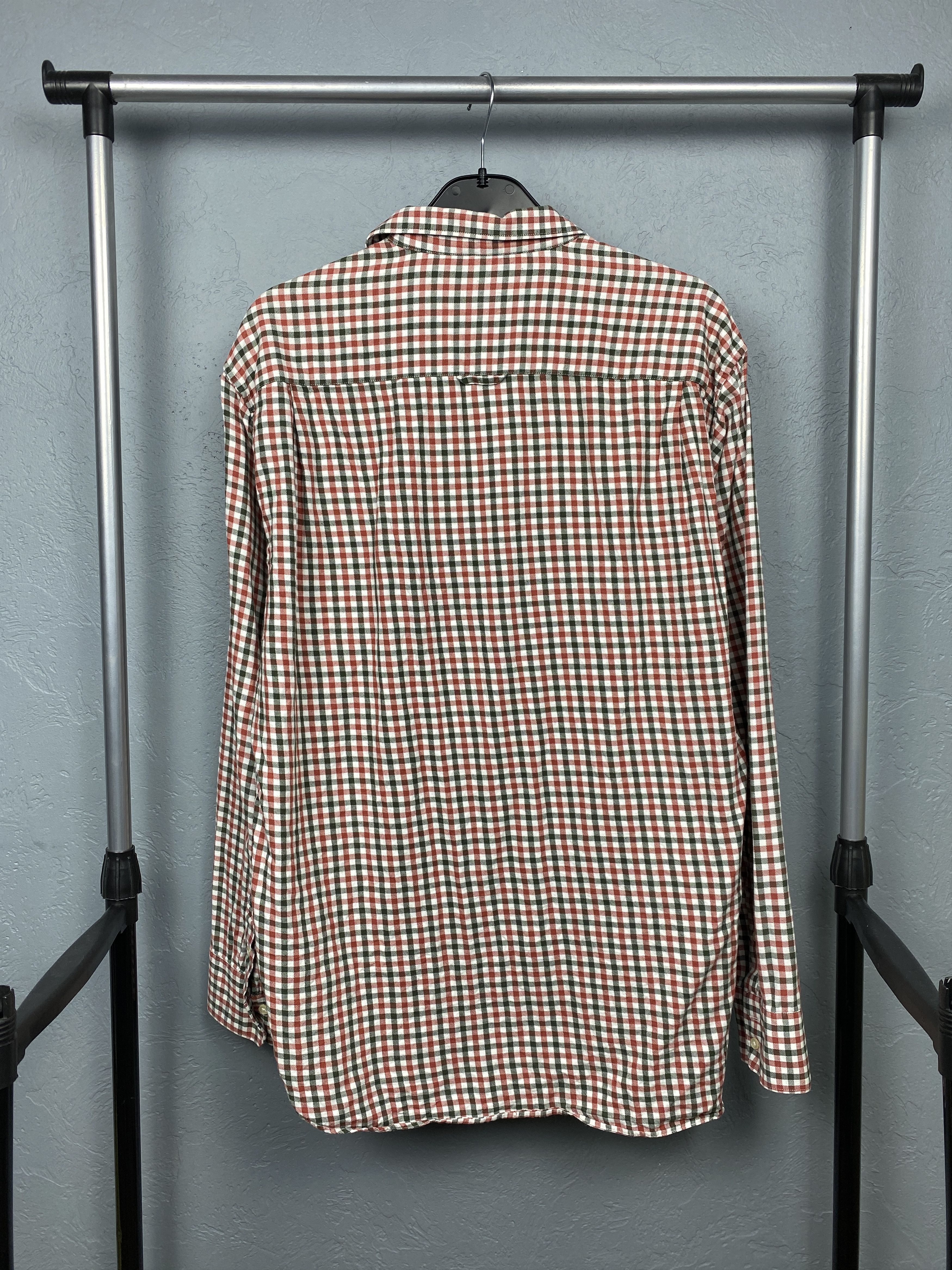 Barbour Barbour Vintage Mens Flannel Plaid Shirt Y2K Size US L / EU 52-54 / 3 - 5 Thumbnail