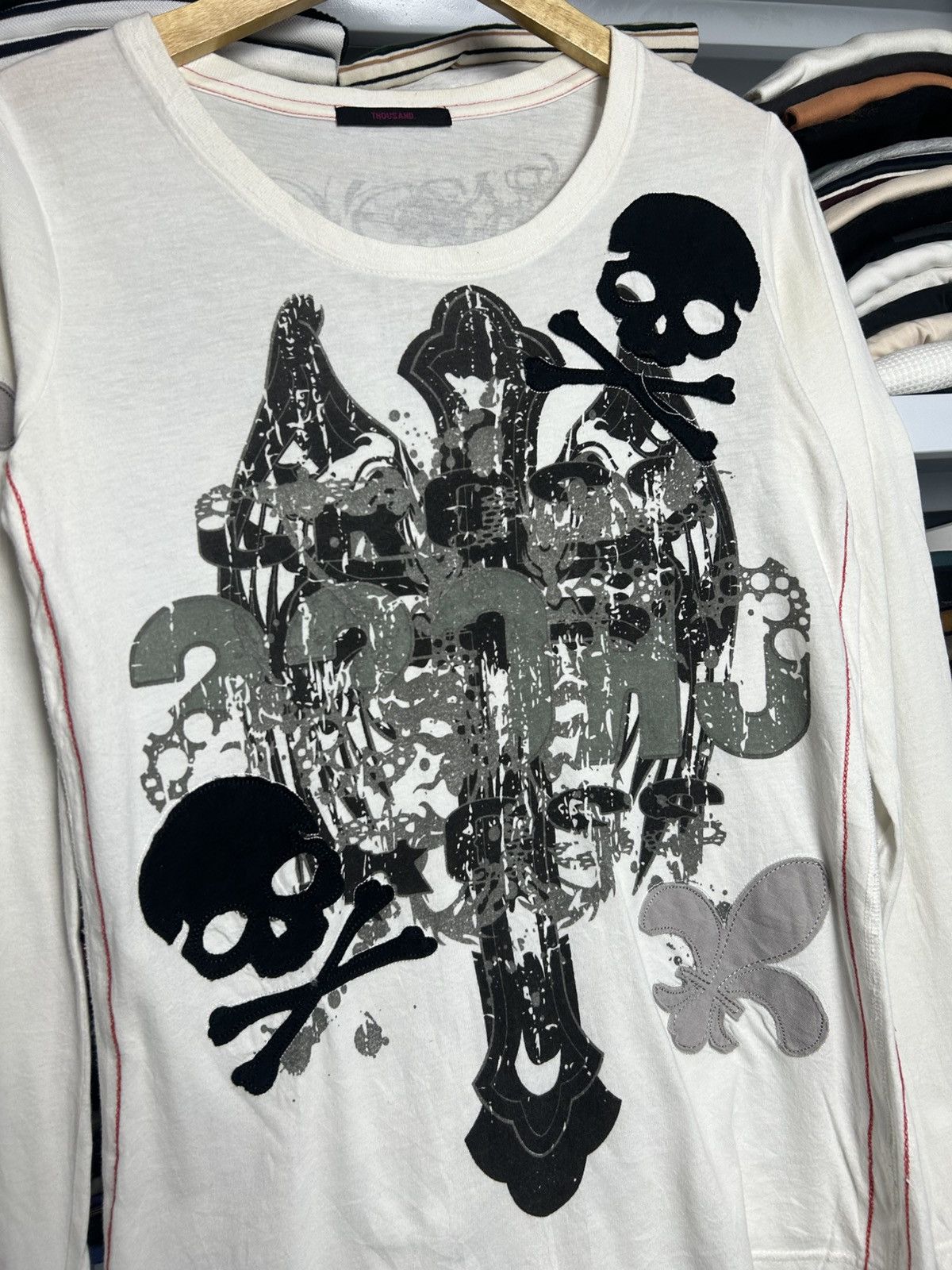 Japanese Brand Y2k Thousand Archive Skull punk style Size US S / EU 44-46 / 1 - 6 Thumbnail