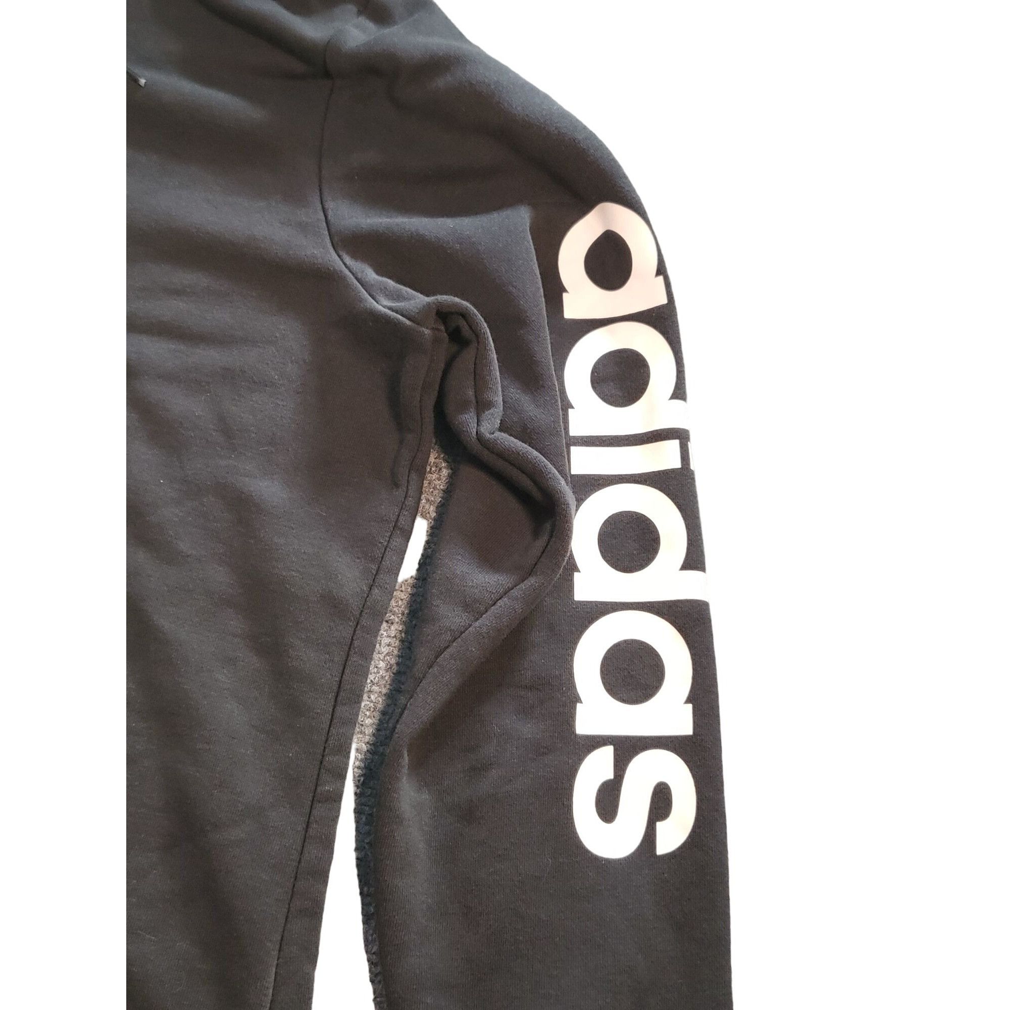 Adidas Adidas Jacket Full Zip Women Sz XXL Black White Hooded Draws Size XXL / US 16-18 / IT 52-54 - 5 Thumbnail