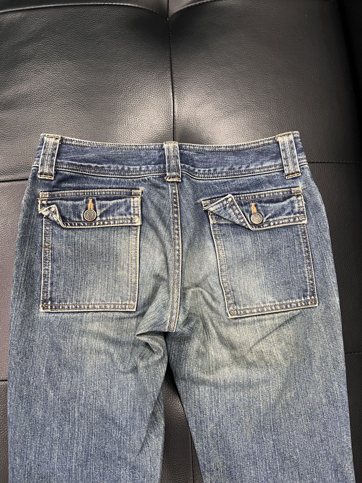 Hysteric Glamour Hysteric Glamour 1990s Flared Denim Jeans Size 24" / US 00 / IT 34 - 7 Thumbnail