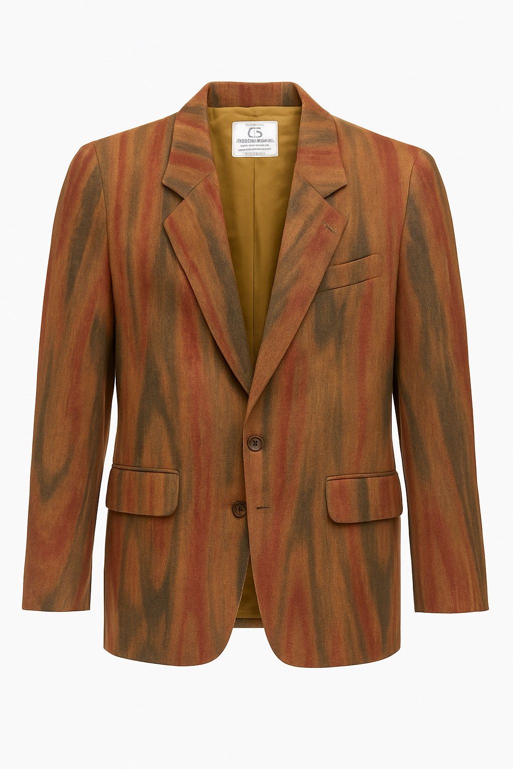 Enrico Coveri Vintage Enrico Coveri Boutique Striped Wool Blazer Italy 80s Size US M / EU 48-50 / 2 - 1 Thumbnail