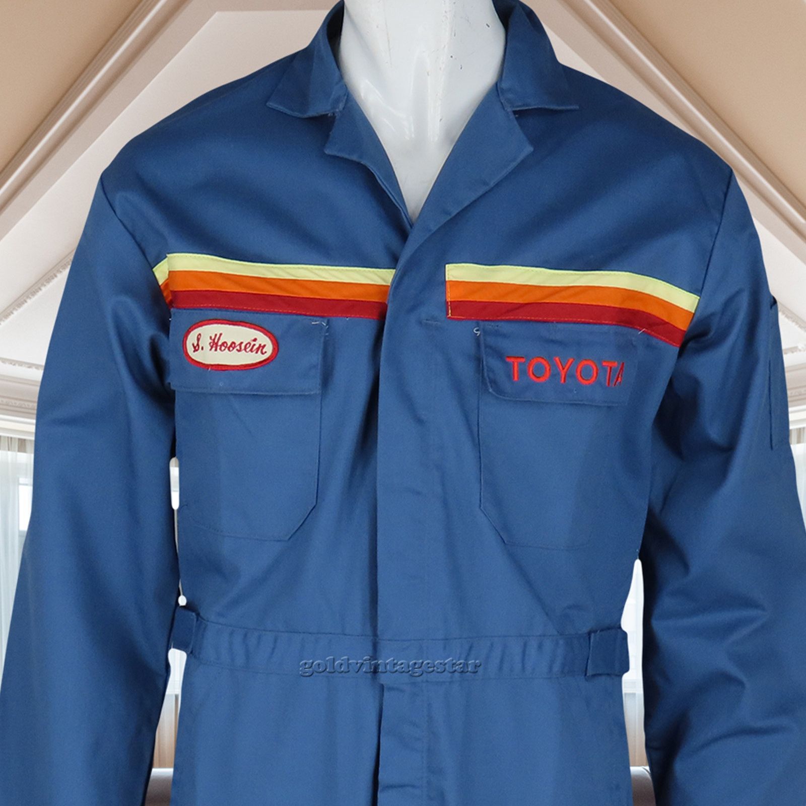 Other Vintage Toyota Mechanics Technician Work Uniform Pit Crew288 ...