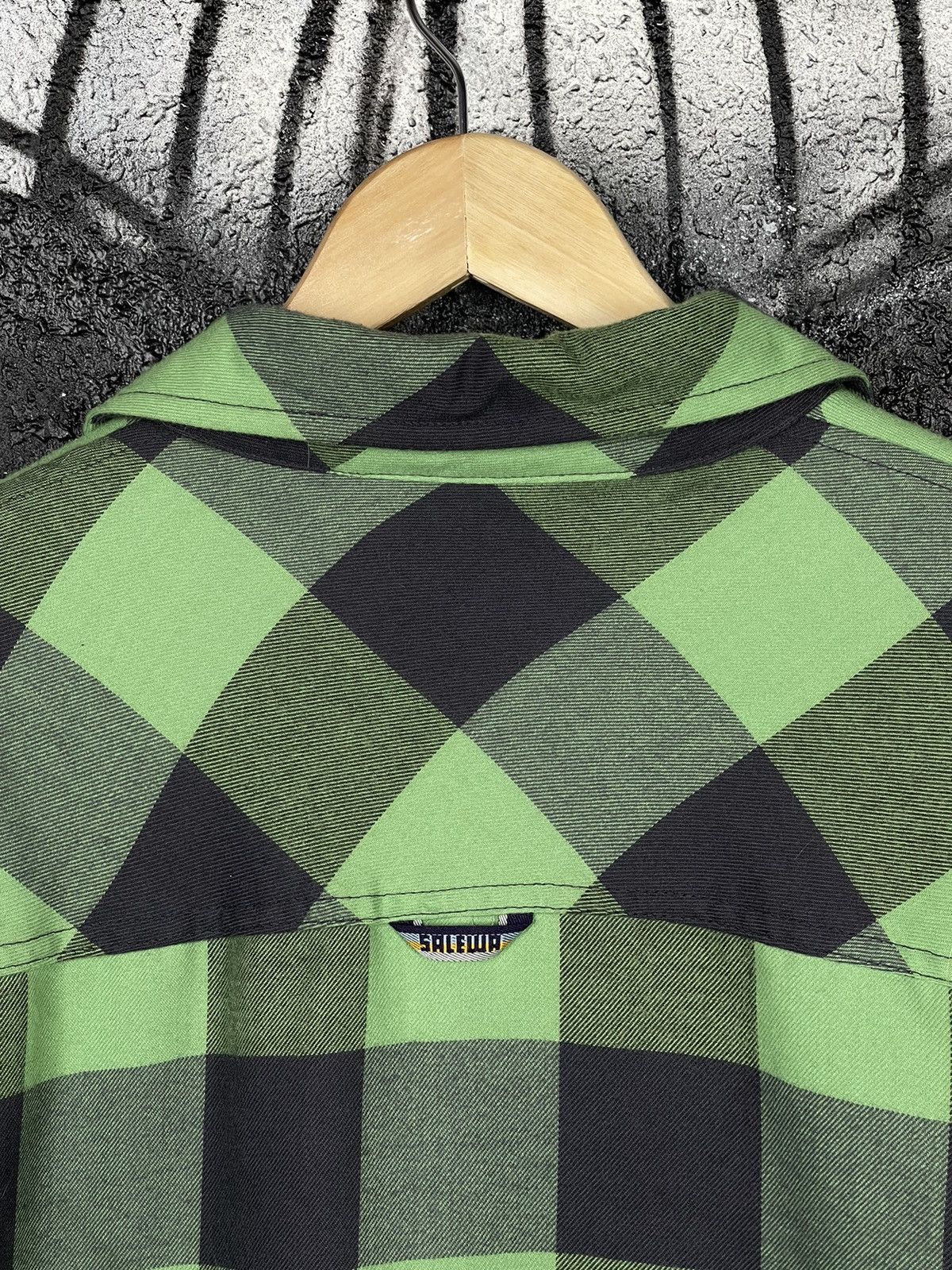 SALEWA Salewa Polarlite Outdoor Plaid Green Fleece Overshoot Jacket Men’s Size XXL Size US XXL / EU 58 / 5 - 15 Thumbnail
