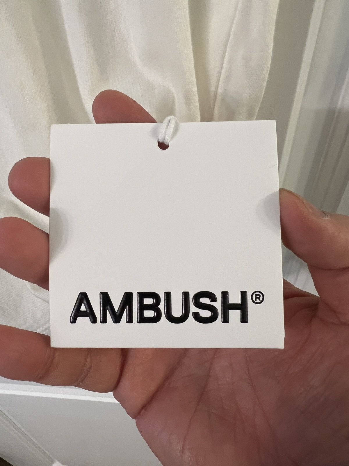 Ambush Design JERSEY WORKSHOP T-SHIRT - CLOUD DANCER Size US M / EU 48-50 / 2 - 6 Thumbnail