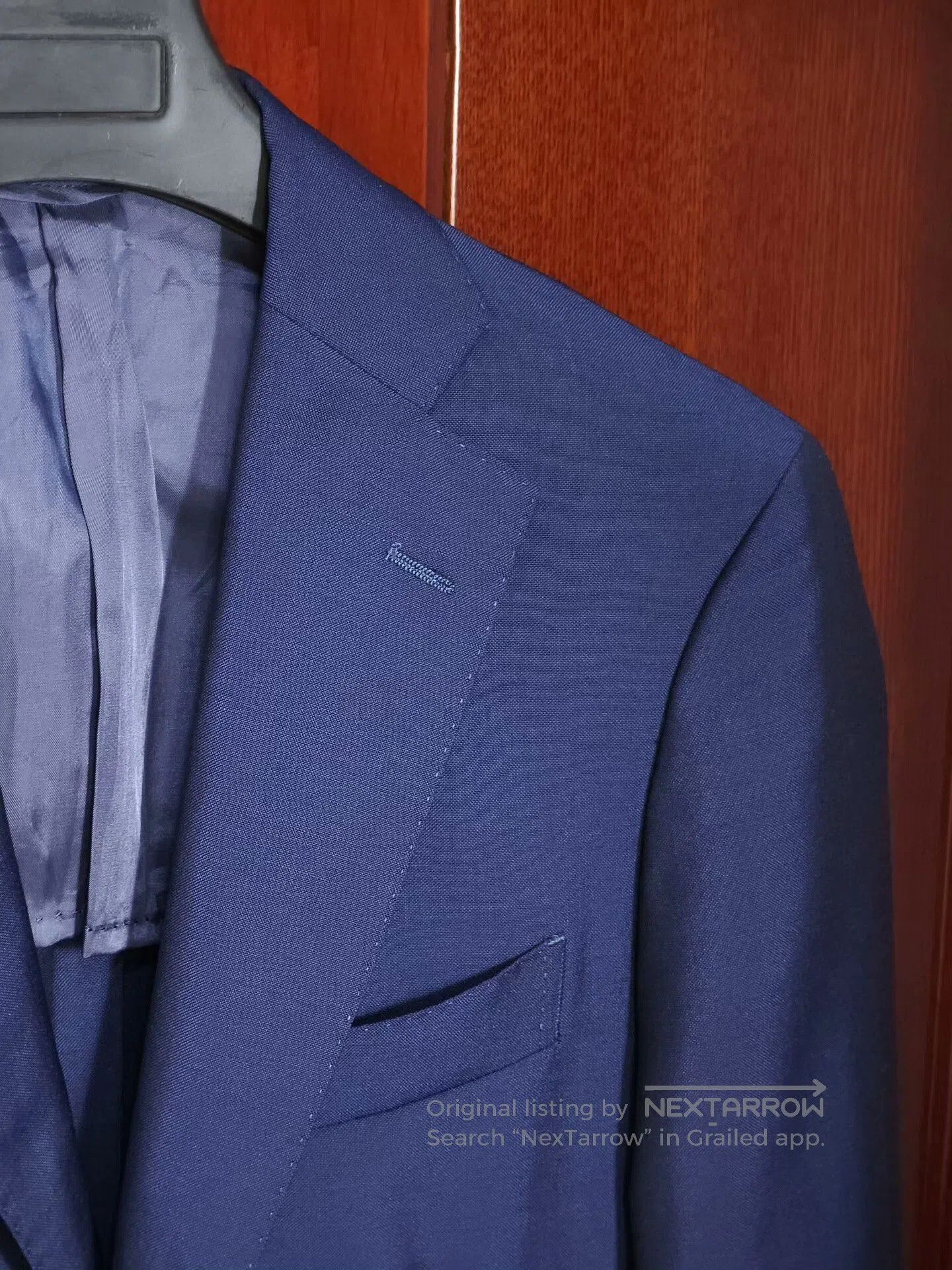 Japanese Brand Custom Italian Wool Blend Suit. Size US M / EU 48-50 / 2 - 2 Thumbnail