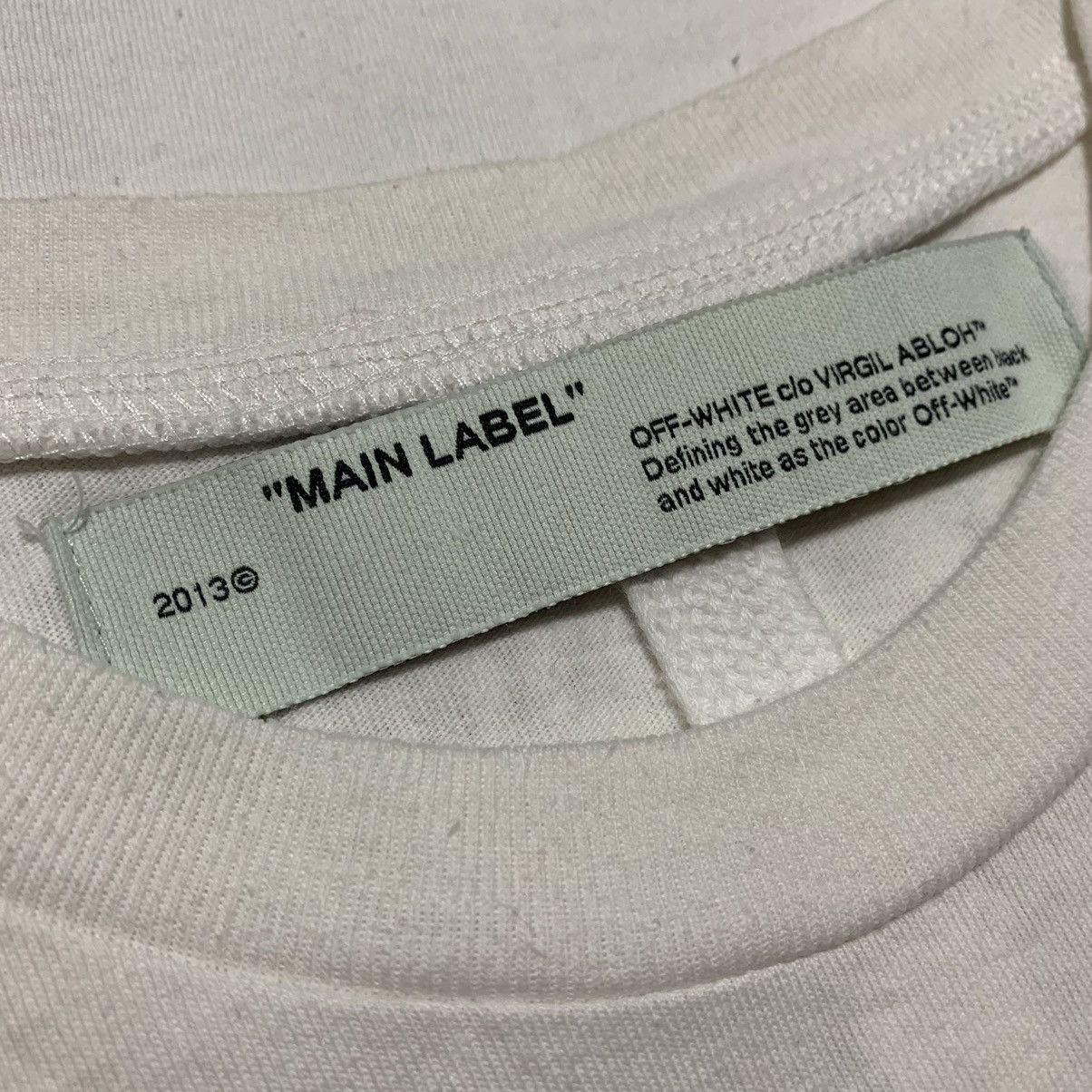 Off-White Off White Medium Ocean Debris White Tee Virgil Abloh Size US M / EU 48-50 / 2 - 6 Thumbnail