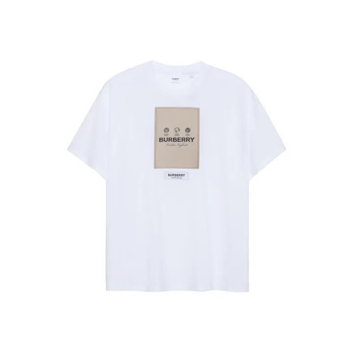 Burberry Burberry Burberry Color-Blocked Logo Crew Neck T-Shirt-250 Size US M / EU 48-50 / 2 - 1 Thumbnail