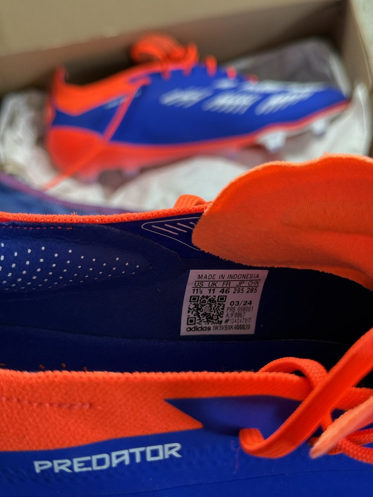 Adidas Adidas Predator Size US 11.5 / EU 44-45 - 8 Thumbnail