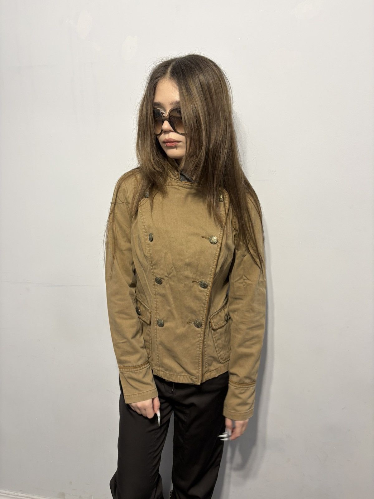 Hysteric Glamour × Undercover 00s Napoleon Military Jacket Coat YSL PPFM Balmain Vibe Size S / US 4 / IT 40 - 2 Thumbnail