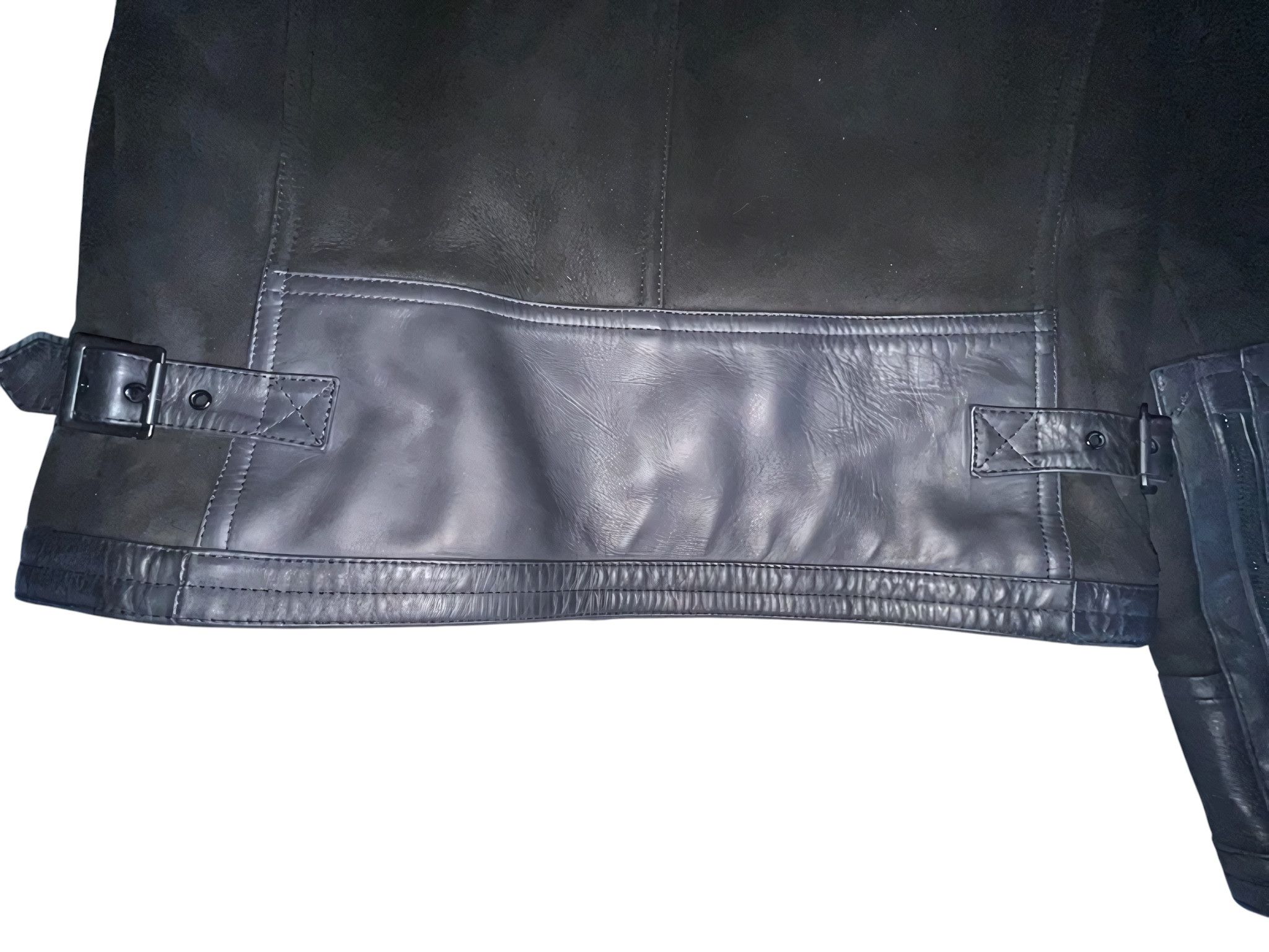 Ralph Lauren Black Label LAMB FUR SHEARLING CALFSKIN SUEDE LEATHER BOMBER JACKET Size US S / EU 44-46 / 1 - 6 Thumbnail