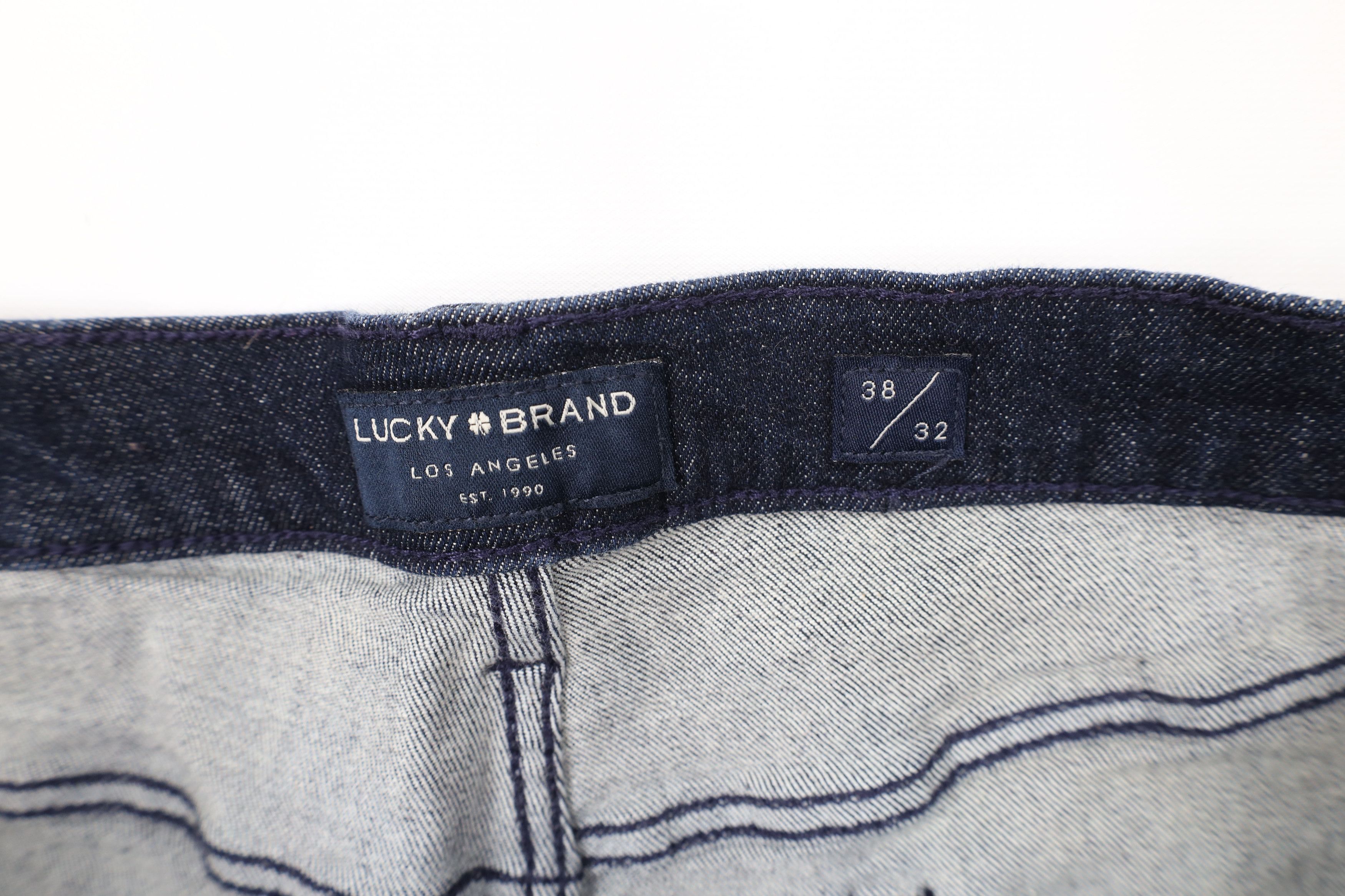 Lucky Brand Vintage Y2K Lucky Brand Straight Stretch Denim Jeans Indigo Size US 38 / EU 54 - 8 Thumbnail