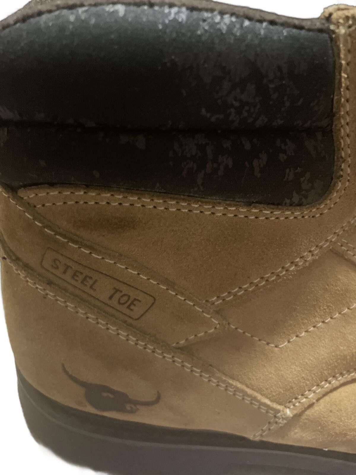 Other Texas Steer Steel Toe Work Boots Mens 12 Brown Outdoor EUC Size US 12 / IT 42 - 7 Thumbnail