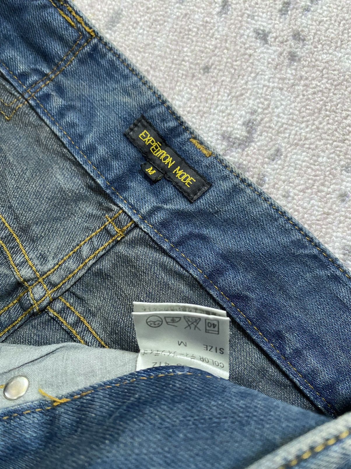 Tornado Mart Japanes Expedition Mode Distressed Bootcut Denim Jeans Size US 31 - 7 Thumbnail
