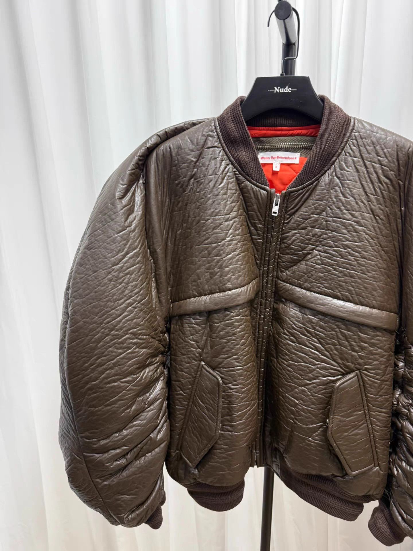 Walter Van Beirendonck Walter van beirendonck Oversized Curved Bomber K20 Size US M / EU 48-50 / 2 - 3 Thumbnail