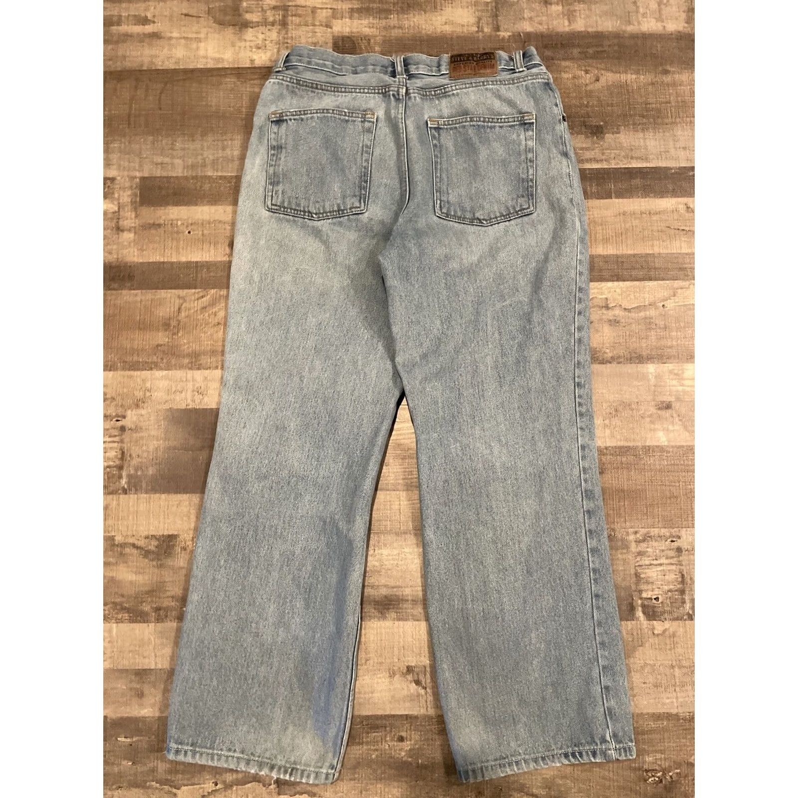 Vintage VINTAGE Steve & Barry's Jeans 34x30 Denim Straight Blue 90s Grunge Mens Regular Relaxed Slim Fit Jeans Size US 34 / EU 50 - 2 Thumbnail