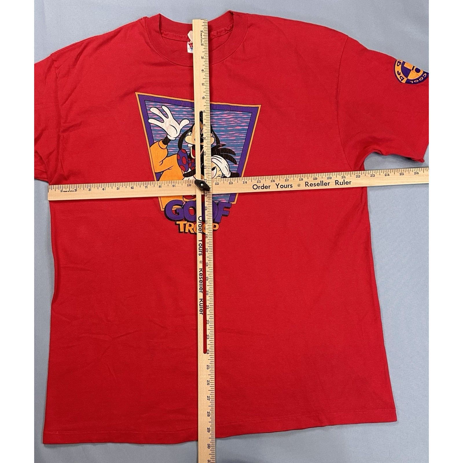 Hanes 1993 Disney Goofy Goof Troop Promo Hanes Beefy-T XL Size US XL / EU 56 / 4 - 7 Thumbnail