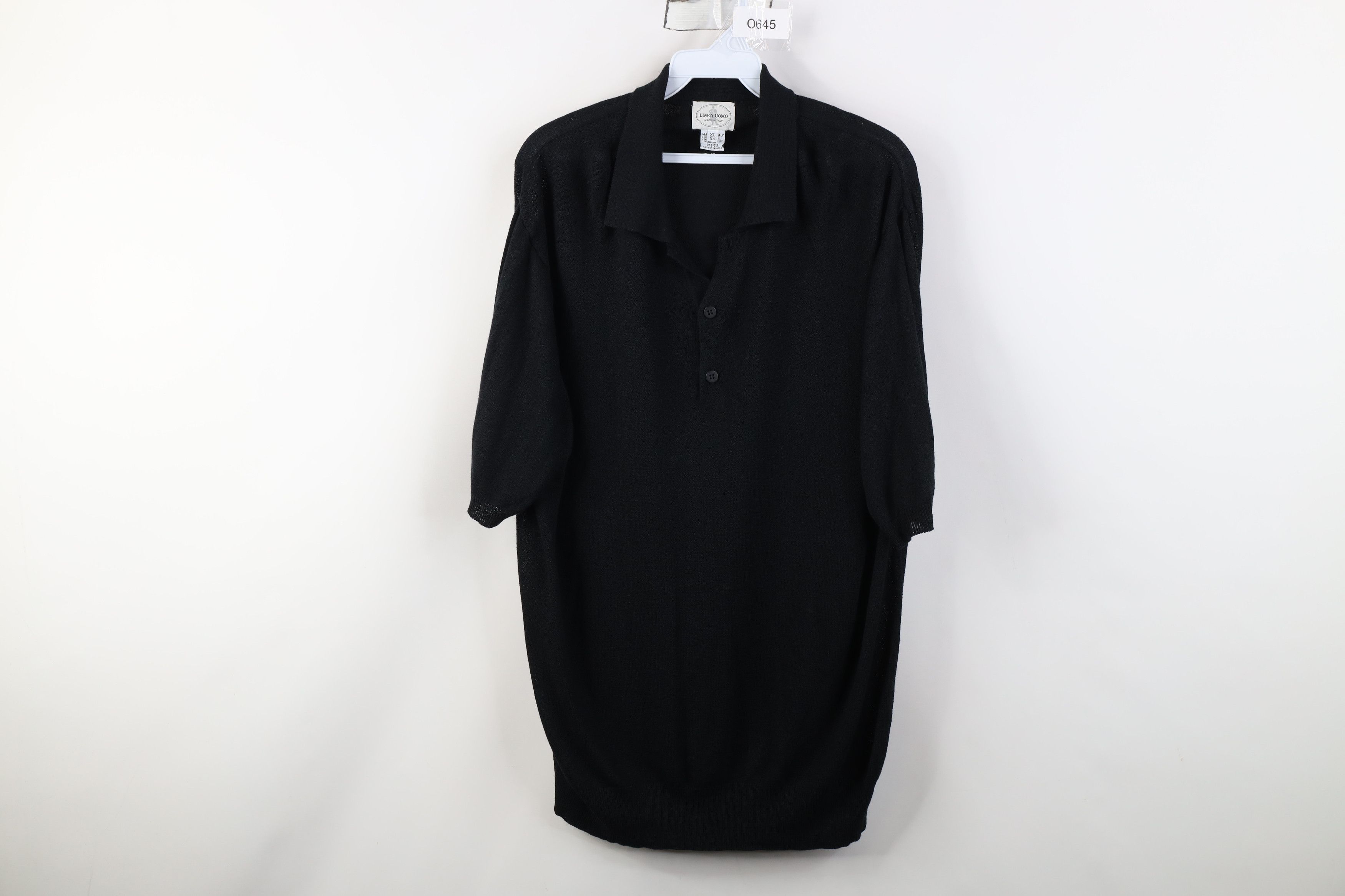 Vintage Vintage 90s Streetwear Blend Knit Pullover Polo Black Size US XL / EU 56 / 4 - 1 Thumbnail