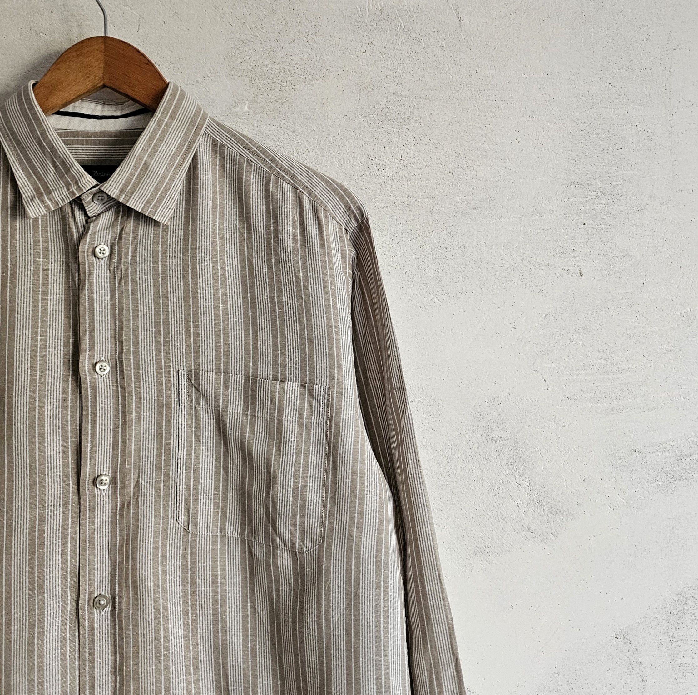 Ermenegildo Zegna Zenga sport vintage shirts Size US M / EU 48-50 / 2 - 2 Thumbnail