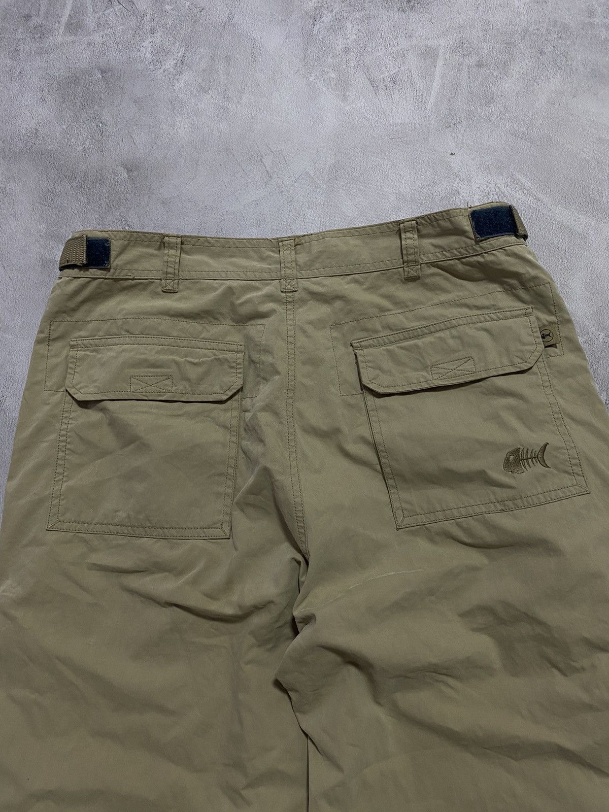 Japanese Brand 🍥 Vintage FishBone Cargo Parachute Baggy Joggers cargo pants Size US 38 / EU 54 - 8 Thumbnail