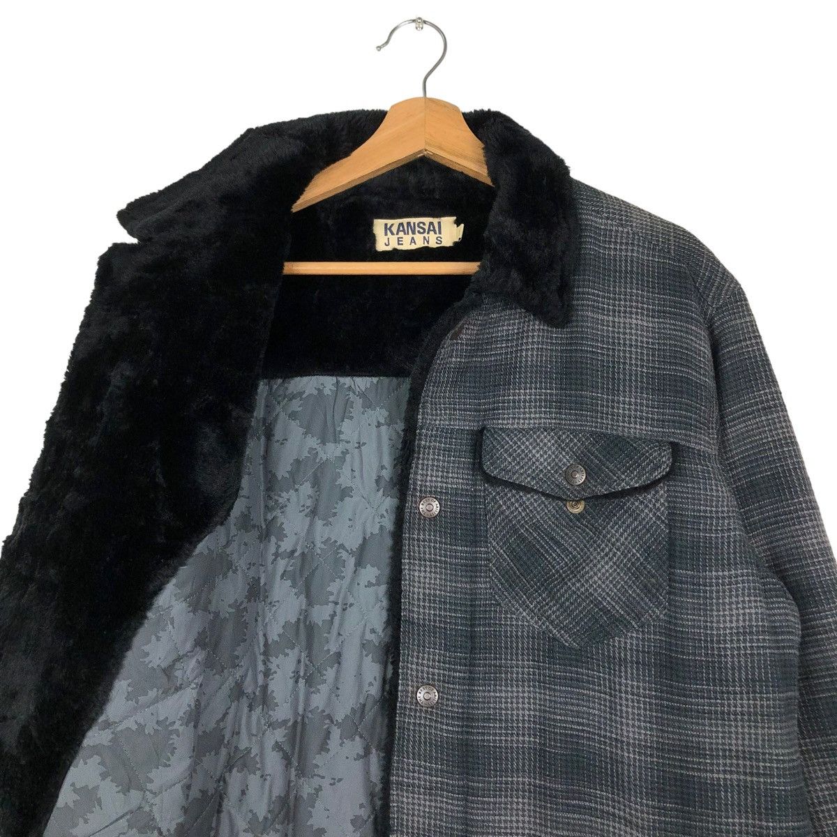 Japanese Brand × Vintage 🔥VINTAGE FLANNEL WORK SHIRT JACKET KANSAI JEANS JAPAN Size US L / EU 52-54 / 3 - 12 Thumbnail