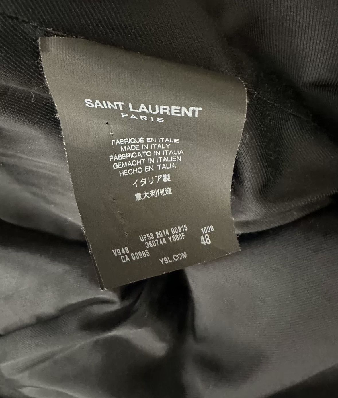 Saint Laurent Paris ysl leather jacket Size US M / EU 48-50 / 2 - 4 Thumbnail
