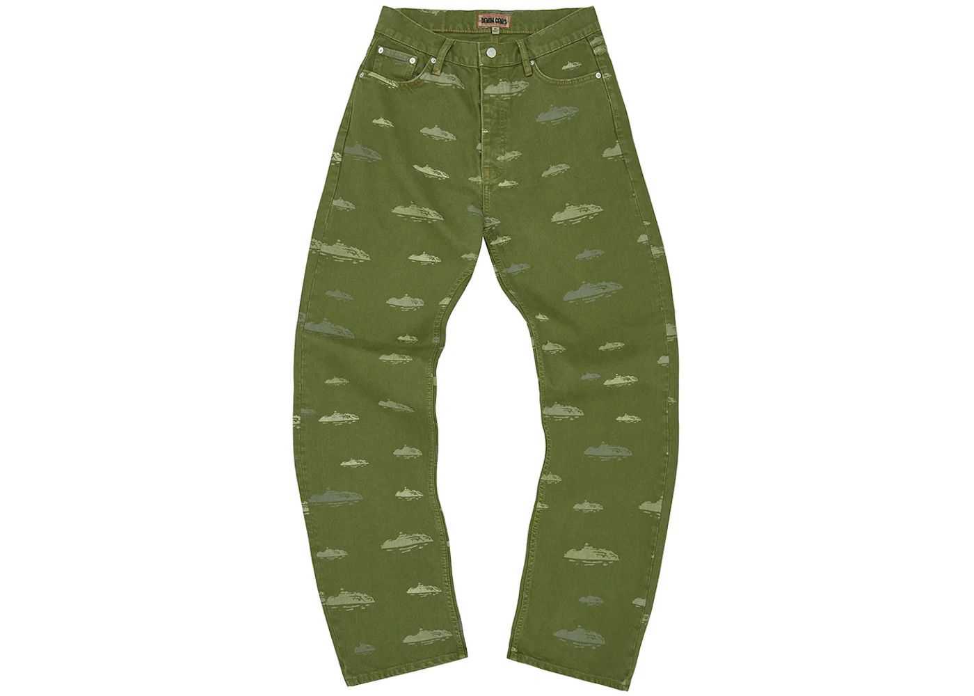 Corteiz Alcatraz Pattern Denim Jeans | Grailed