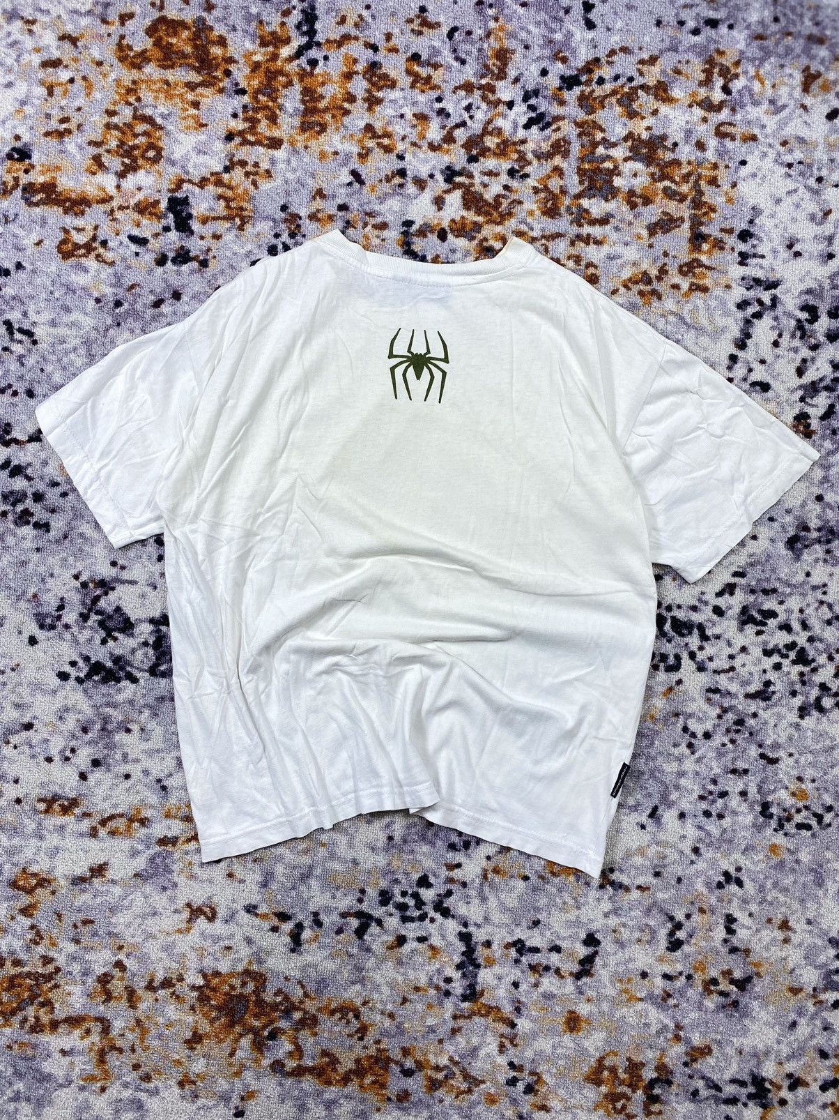 Marvel Comics × Vintage 00’s Vintage Marvel Spider-Man 2001 Cropped T-shirt Size US M / EU 48-50 / 2 - 3 Thumbnail