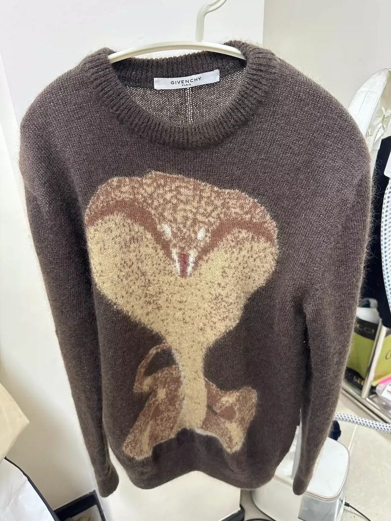 Givenchy Givenchy Cashmere Sweater with Unique Pattern Size US M / EU 48-50 / 2 - 1 Thumbnail