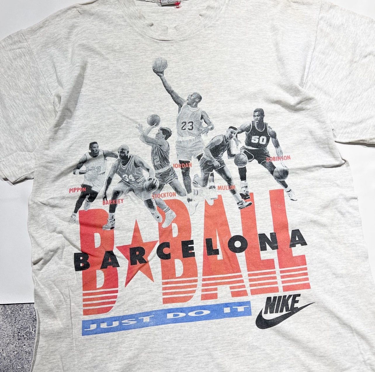 Nike Vintage nike barcelona basket ball tee Size US L / EU 52-54 / 3 - 2 Thumbnail