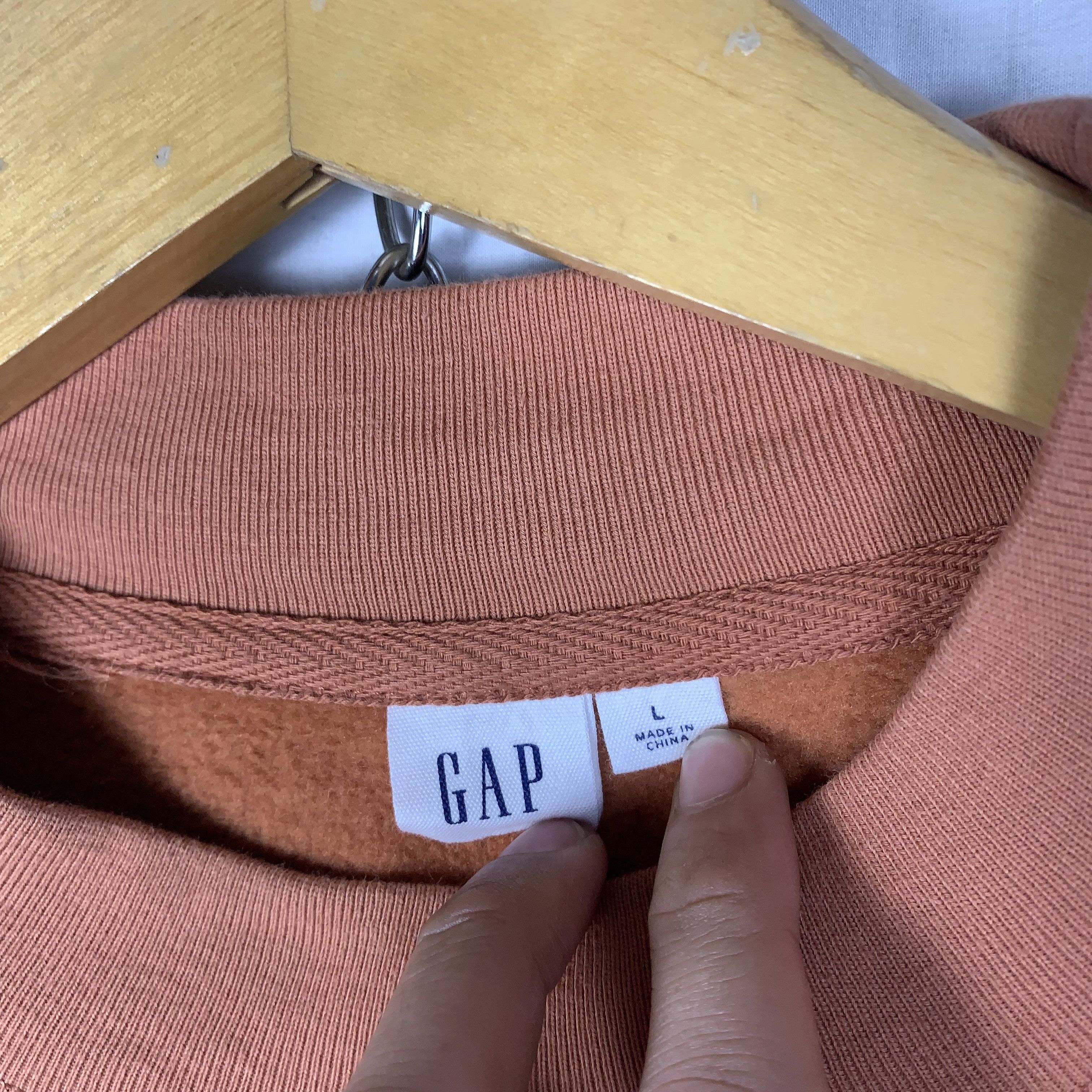 Gap GAP Cropped Sweatshirt Crewneck Size L / US 10 / IT 46 - 3 Thumbnail