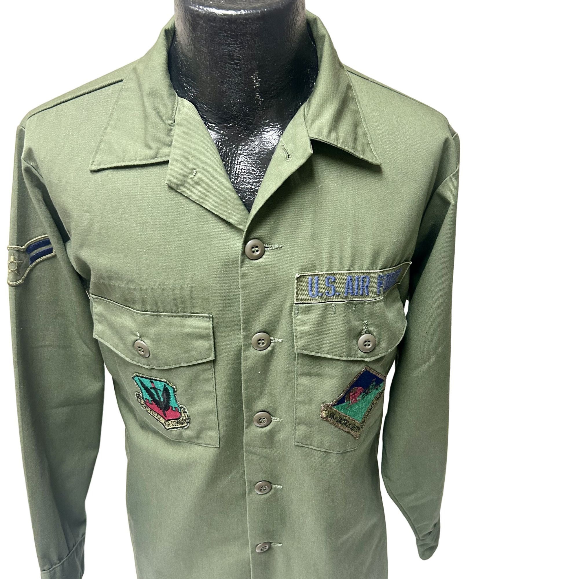 Other Vtg Selma Green USAF 91st TACTICAL Reconnaissance Squadron Size US XL / EU 56 / 4 - 8 Thumbnail