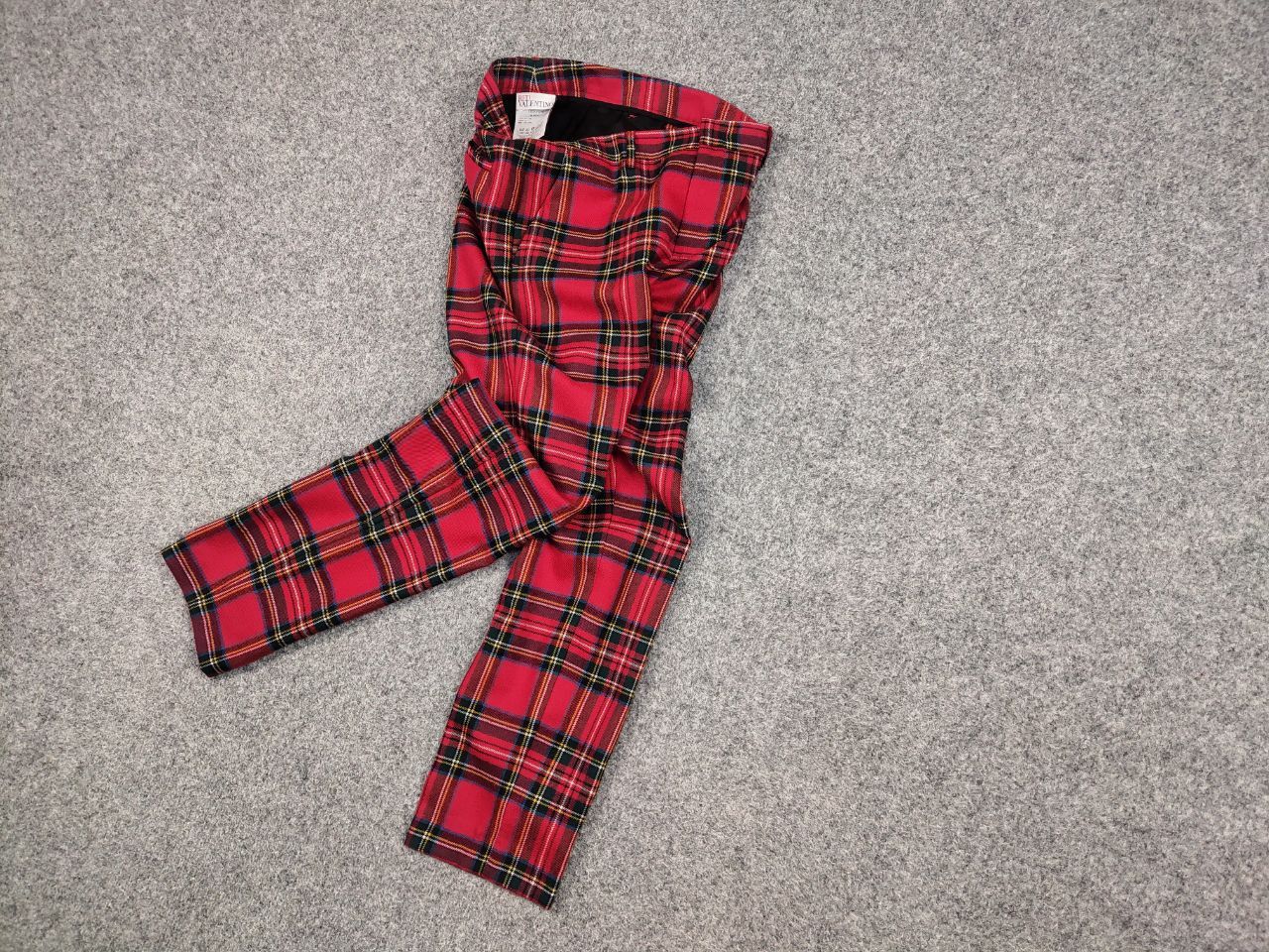 RED Valentino Red Valentino Wool Tartan Pattern Women's Trouser Pants Size 38" / US 16 / IT 52 - 2 Thumbnail