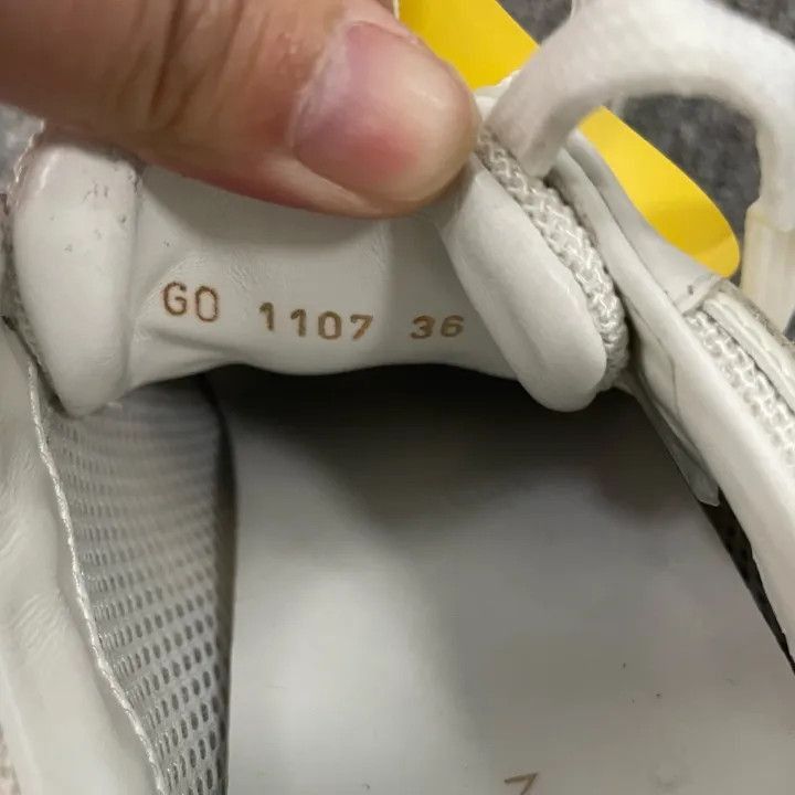 Other Louis Vuitton White Logo Lace-Up Sneakers -2508 Size US 5.5 / EU 38 - 5 Thumbnail