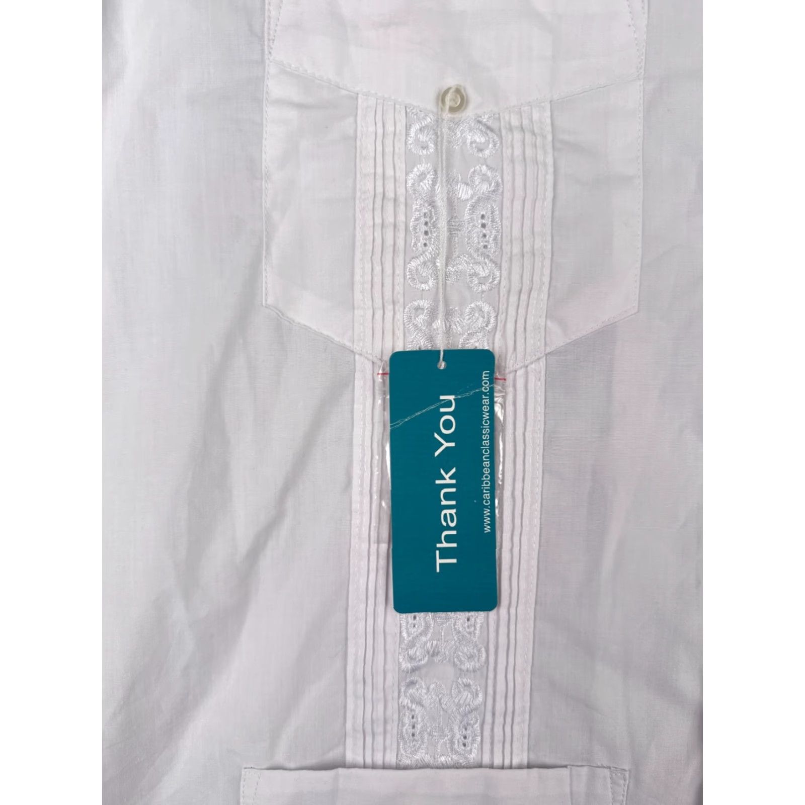 Vintage Caribbean Classicwear Shirt Adult Large White Poly 4 Pocket NEW READ Caribbean Classicwear Shirt Adult Large White Poly 4 Pocket NEW READ Size US L / EU 52-54 / 3 - 7 Thumbnail