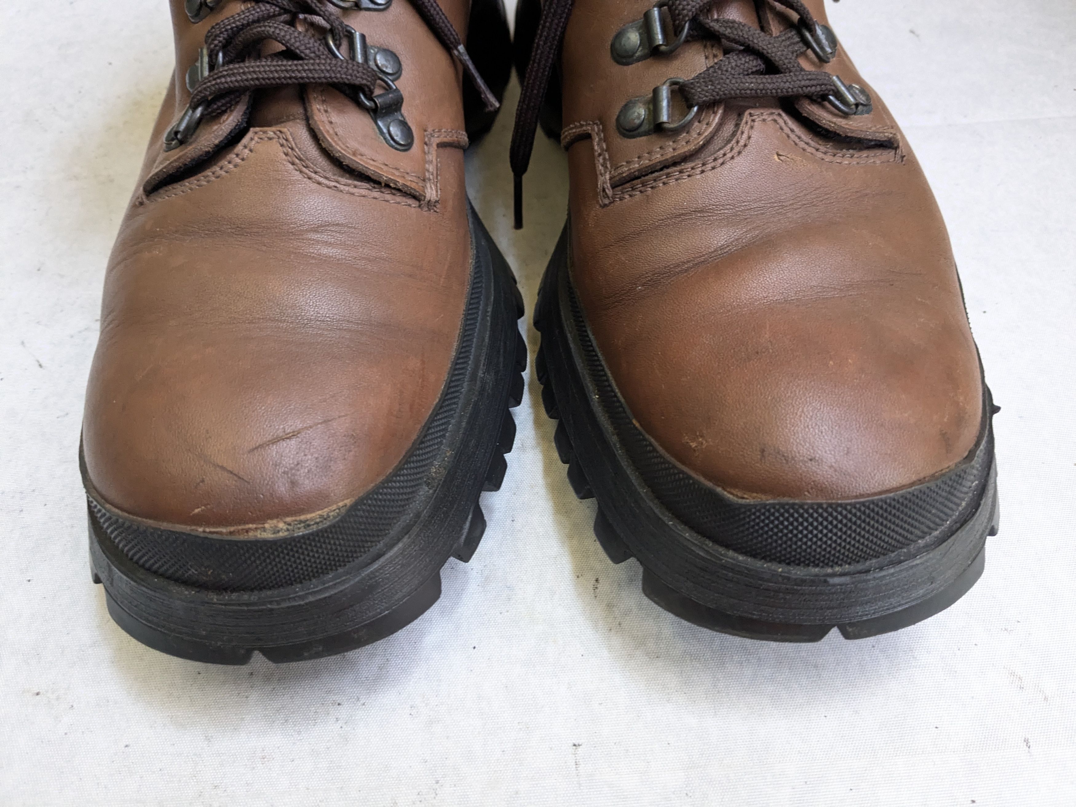Prada Prada Combat Boots Brown 10.5 High Tops Leather Y2K Size US 10.5 / EU 43-44 - 3 Thumbnail