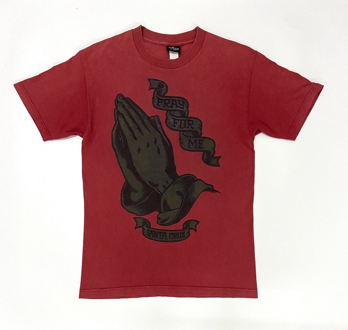 Santa Cruz Skateboards VINTAGE SANTA CRUZ " PRAY FOR ME" TEE Size US M / EU 48-50 / 2 - 1 Thumbnail