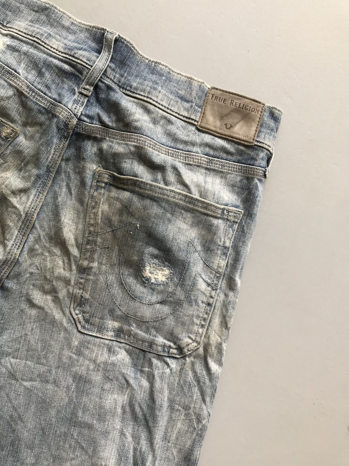 True Religion Vintage true religion zipper pockets dusty denim Size US 38 / EU 54 - 3 Thumbnail